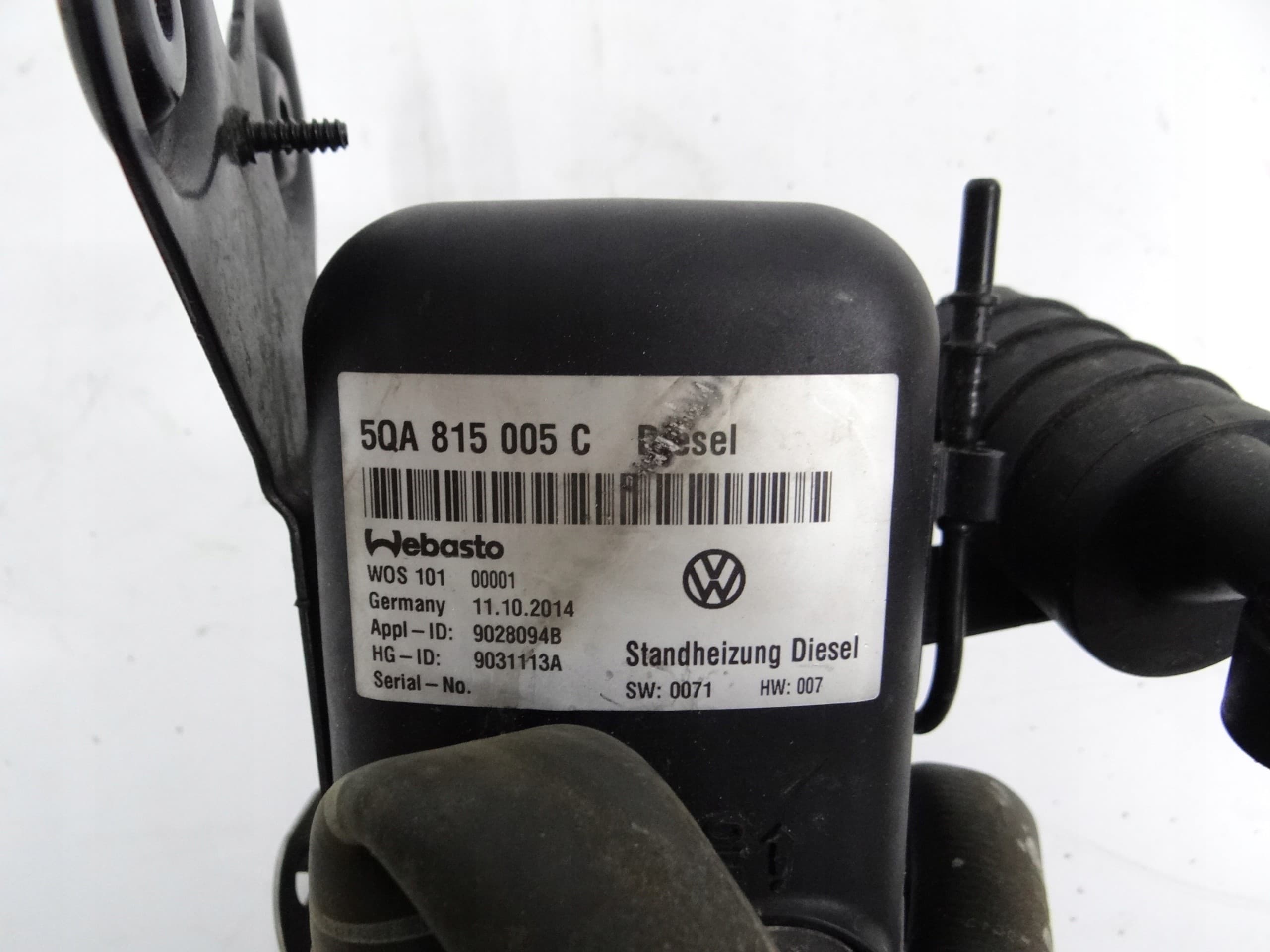 Webasto 3Q0963513 5QA815005C 5Q0815005C usado 7