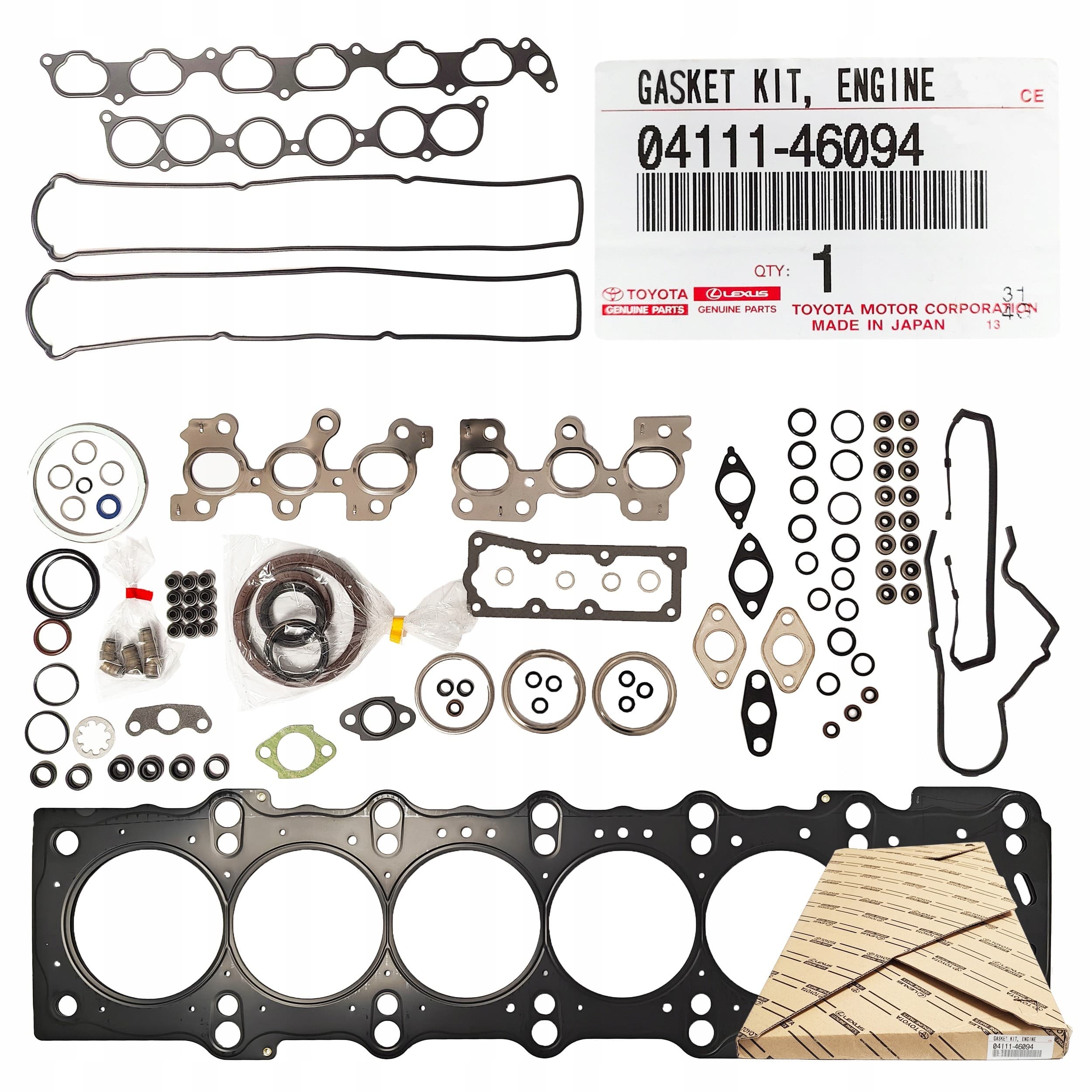 Juego completo de juntas Toyota OE 04111-46094 para motor nuevo