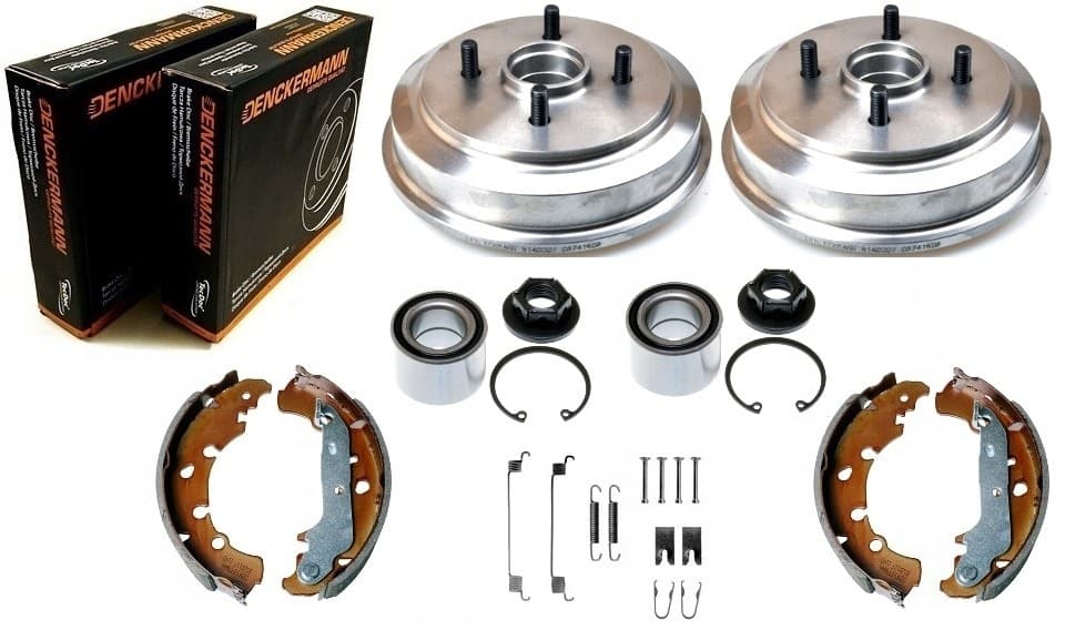 Kit de freno Denckermann con rodamientos para tambor trasero nuevo