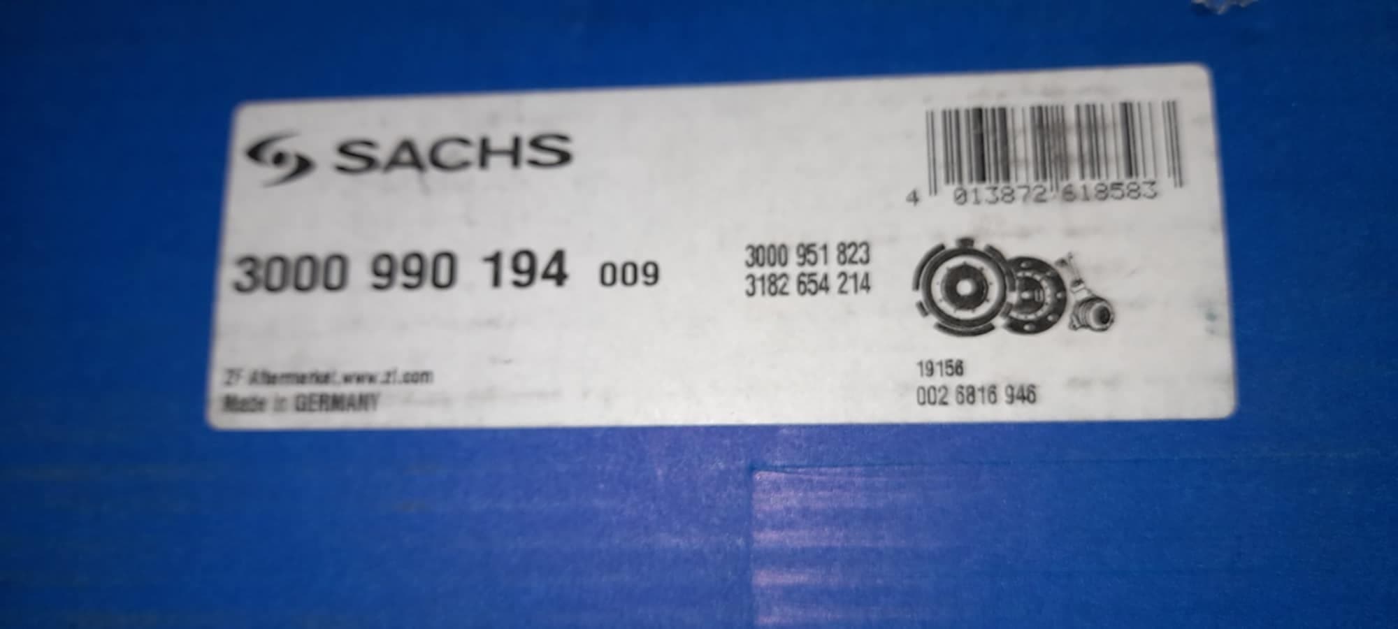 Sachs 3000 990 194 Juego de embragues nuevo 3