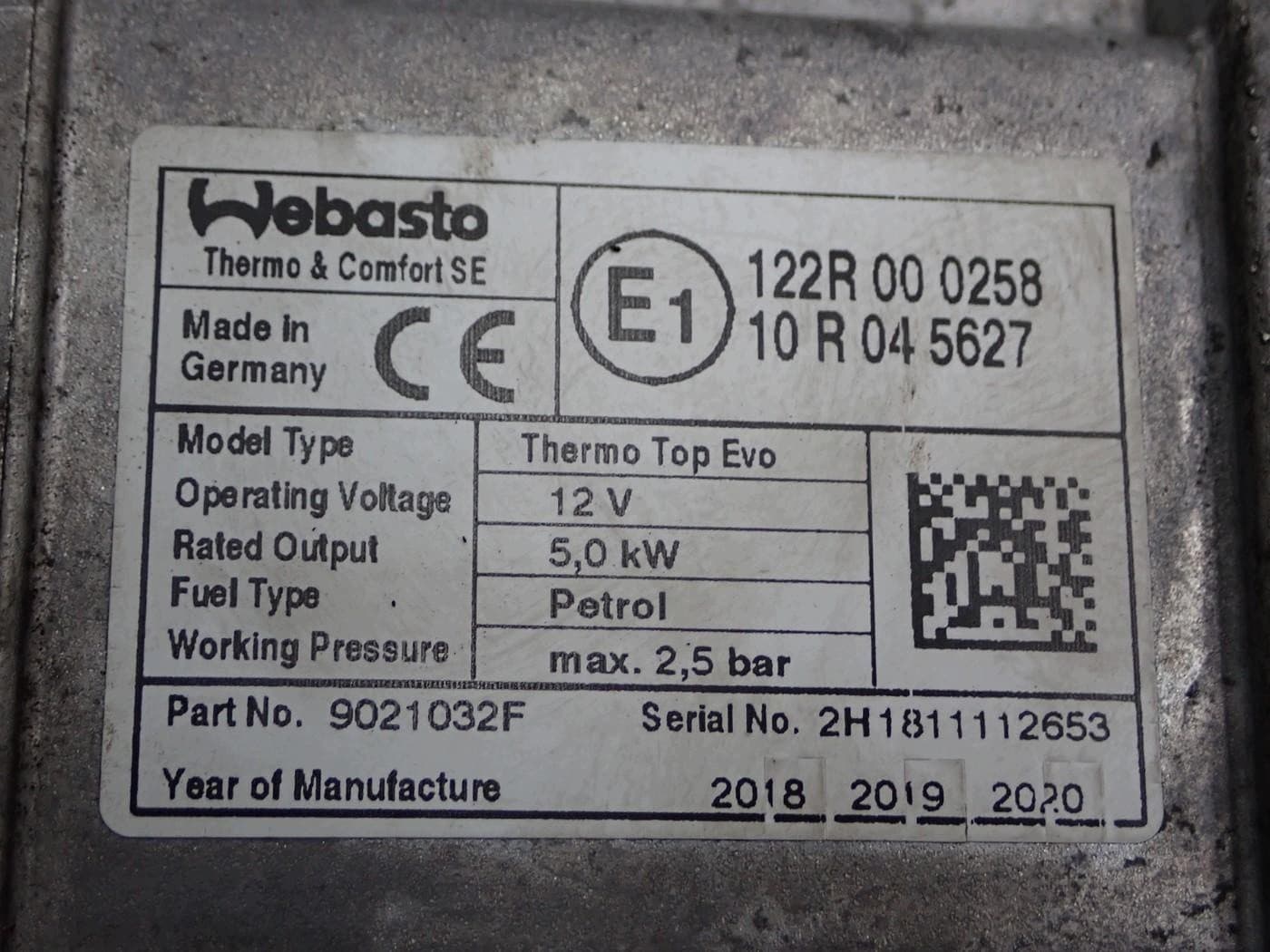 Calefactor Webasto Original Alfa Romeo Stelvio 2.0 Turbo 18R usado 4