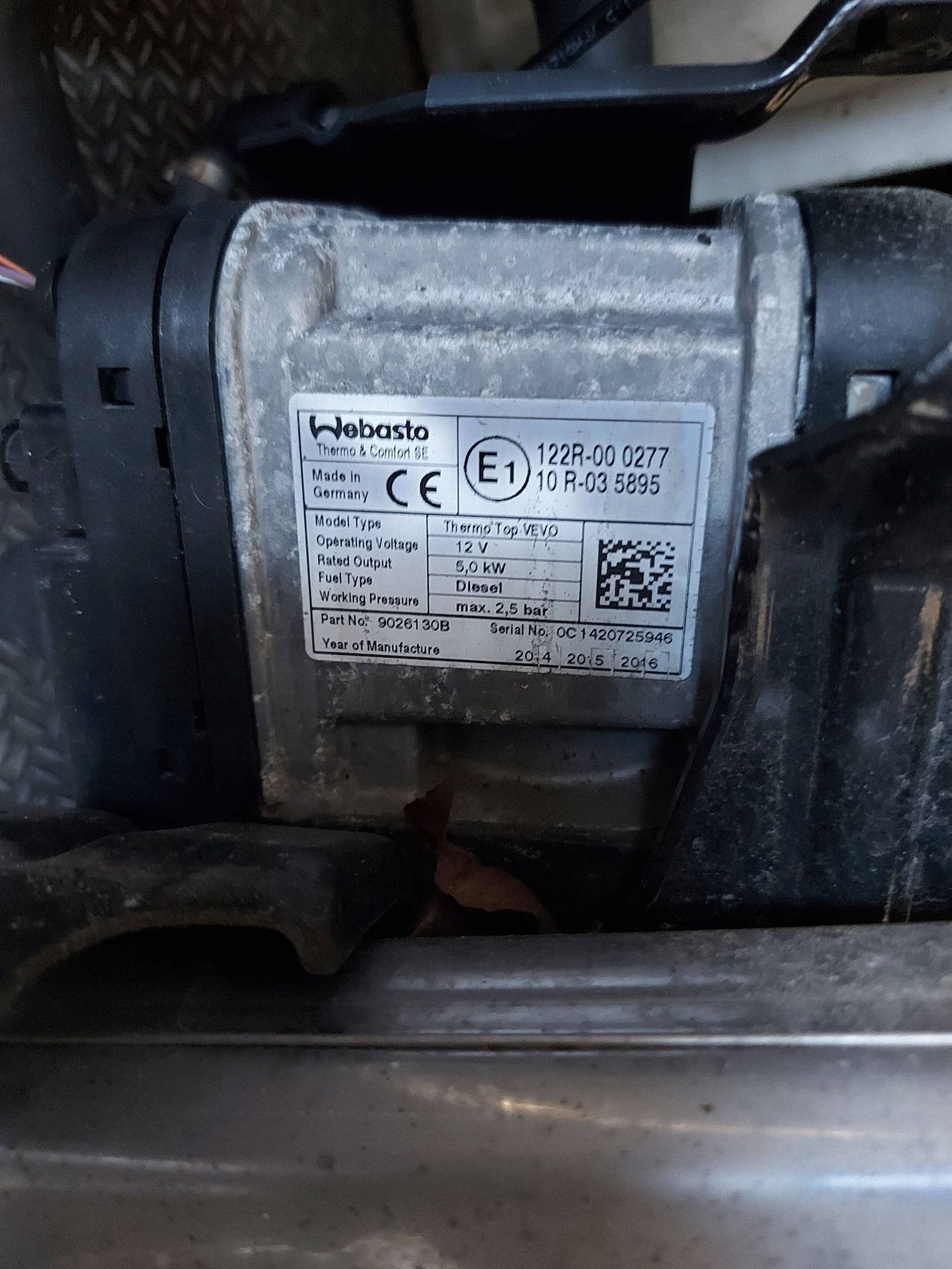 VW Sharan II 010- 7N0815065T Parking heater Webasto usado 3