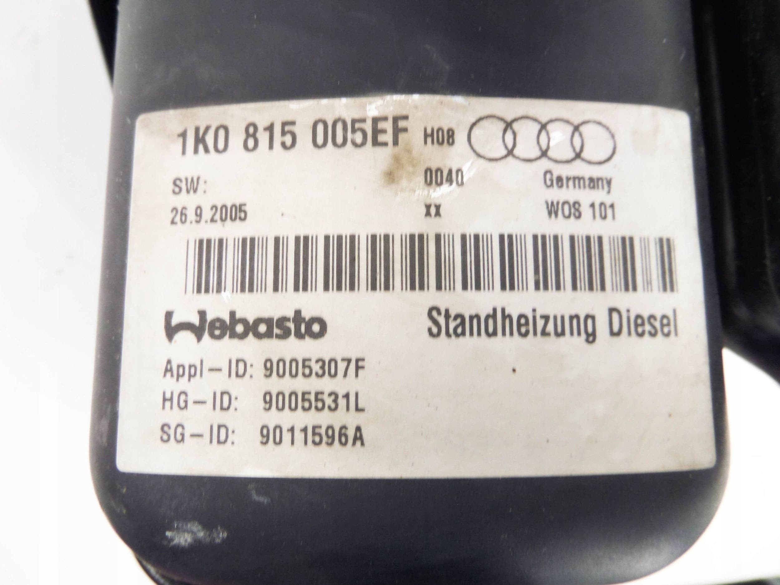 2005 Audi A3 S3 8P Parking Heater (Webasto) 1K0815005EF usado 7