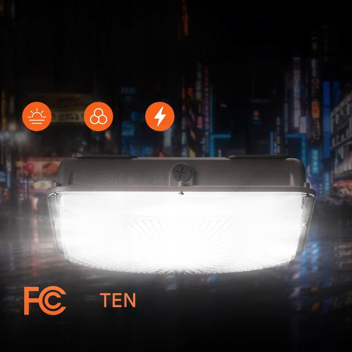 Set of 4x LED lamp 80W 8800 lm 5000K nuevo 3