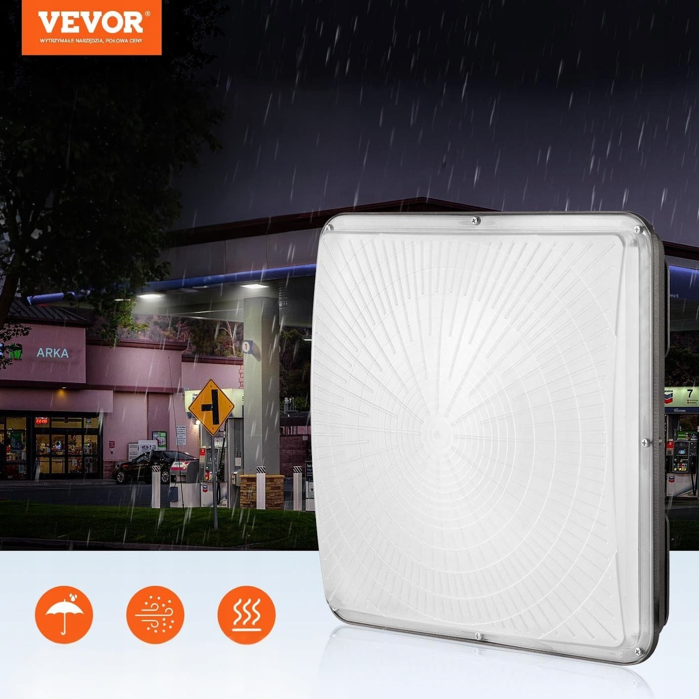 Set of 4x LED lamp 80W 8800 lm 5000K nuevo 7