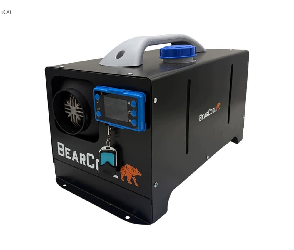 BearCool Diesel Heater 5kW 12V/24V/230V - Kit Remote Control nuevo 4