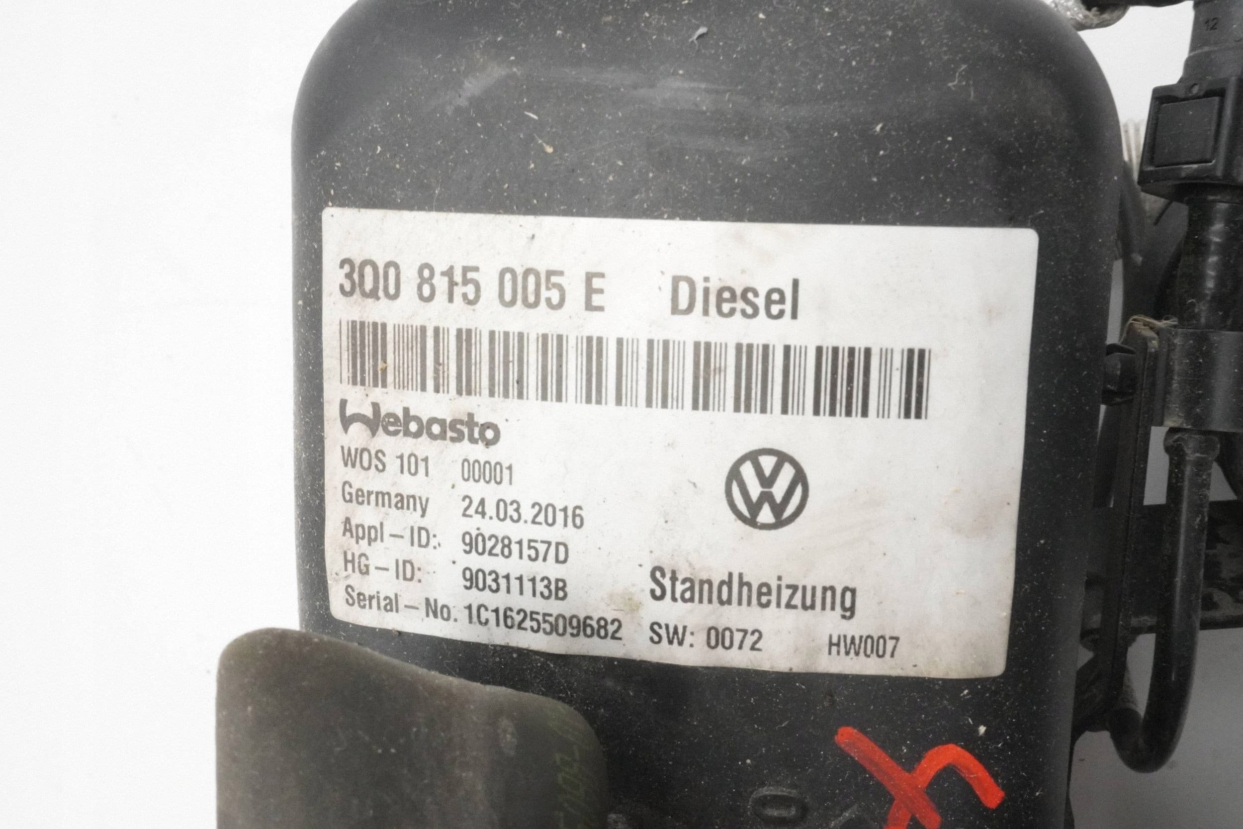 Calefactor estacionario Webasto VW Passat B8 3Q0815005E usado 7