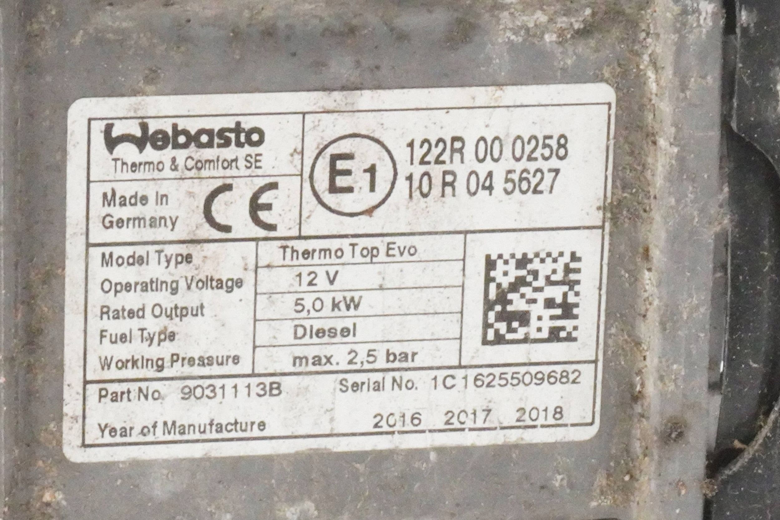 Calefactor estacionario Webasto VW Passat B8 3Q0815005E usado 8