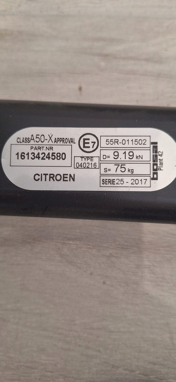 Enganche de Remolque Original para Citroën DS4 y C4 nuevo 3