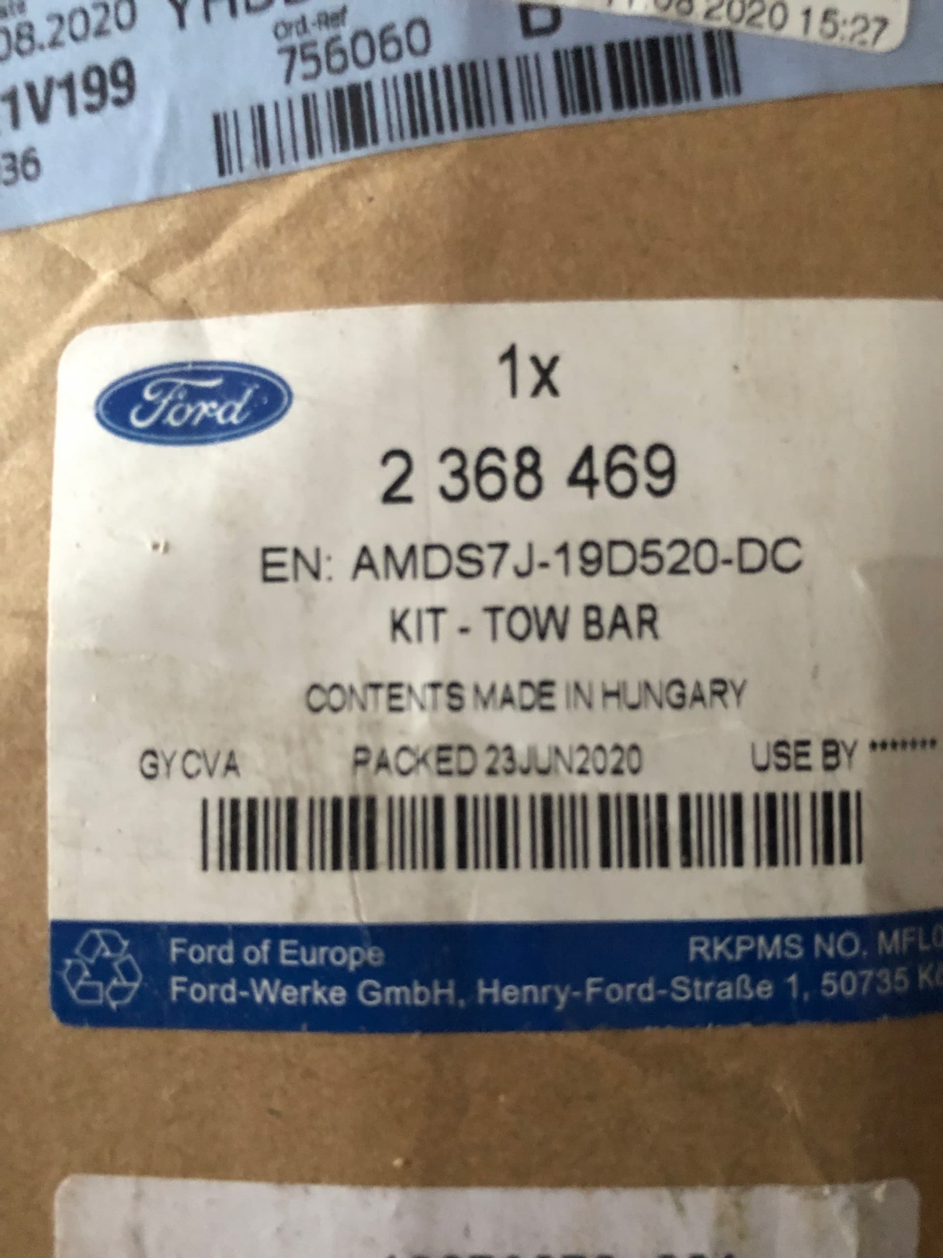 Barra de Remolque Original Ford MK5 2368469 nuevo 9