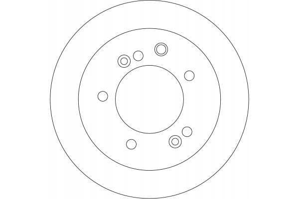 2 Trw Brake Disc DF4395S nuevo 3