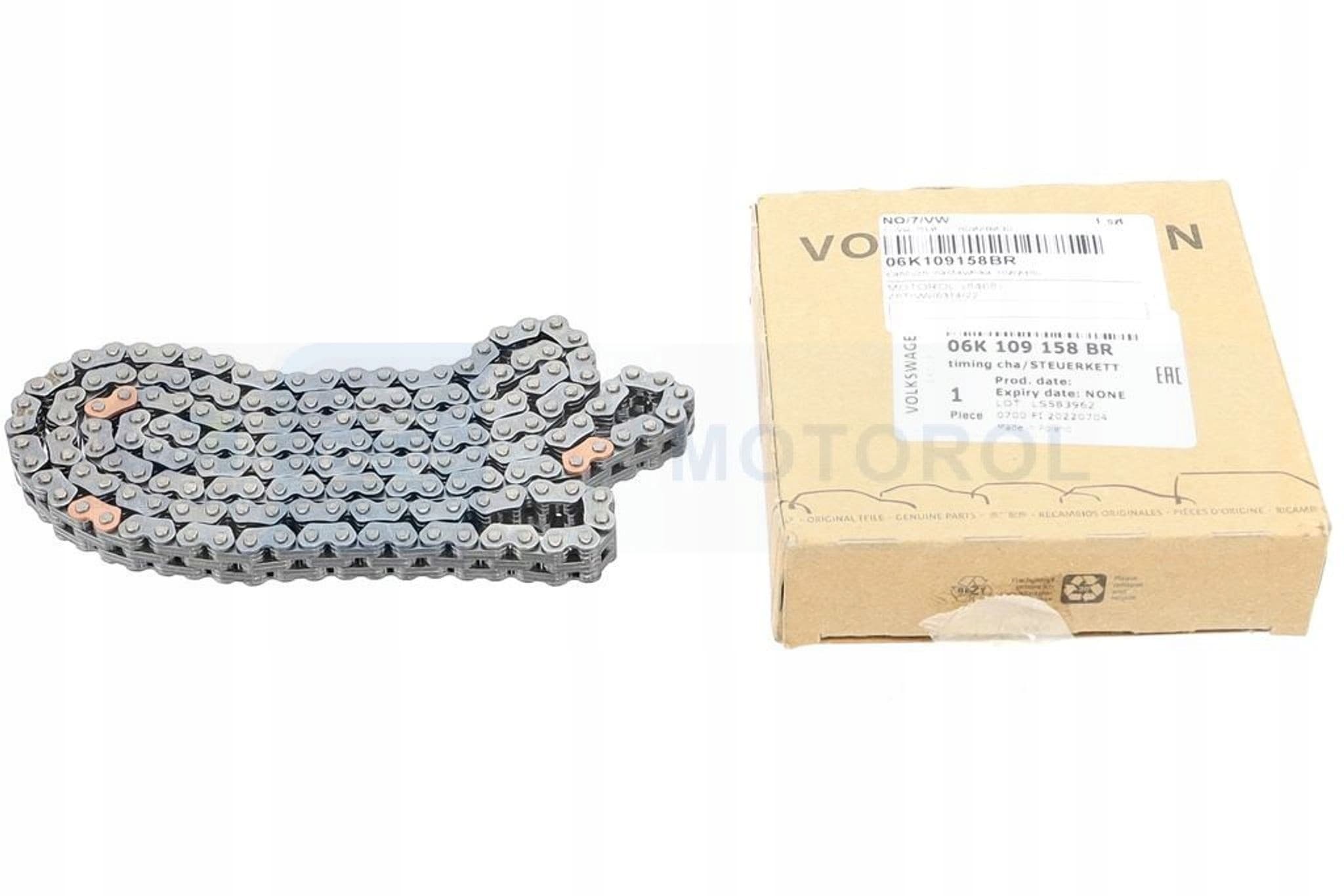Volkswagen Beetle A5 Timing Chain 06K109158BR Genuine nuevo 3