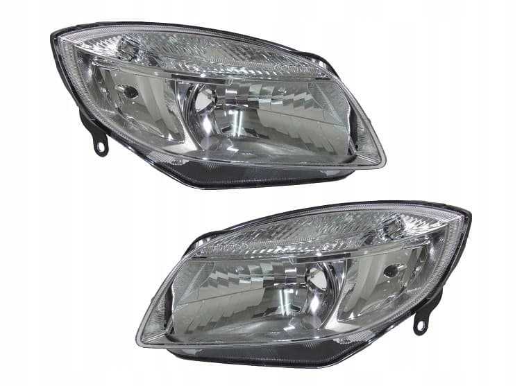 Front Headlights Skoda Fabia Roomster 2007-2010 Depo nuevo