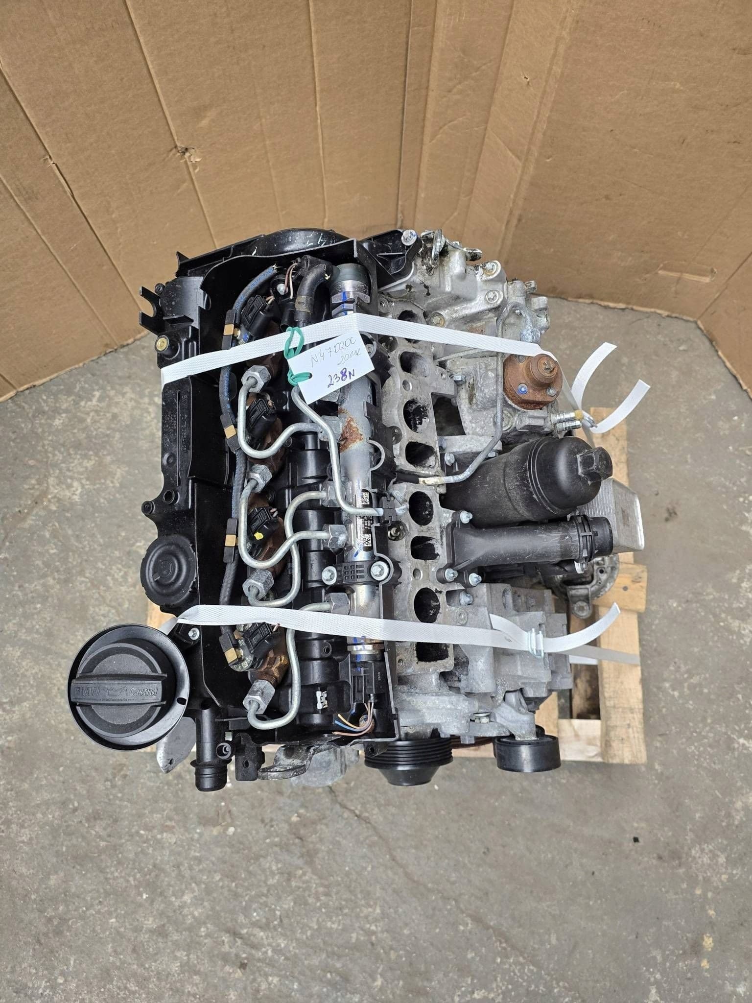 Complete Engine 2.0 D N47D20C 143KM BMW E60 F10 F11 NR 238N usado 2