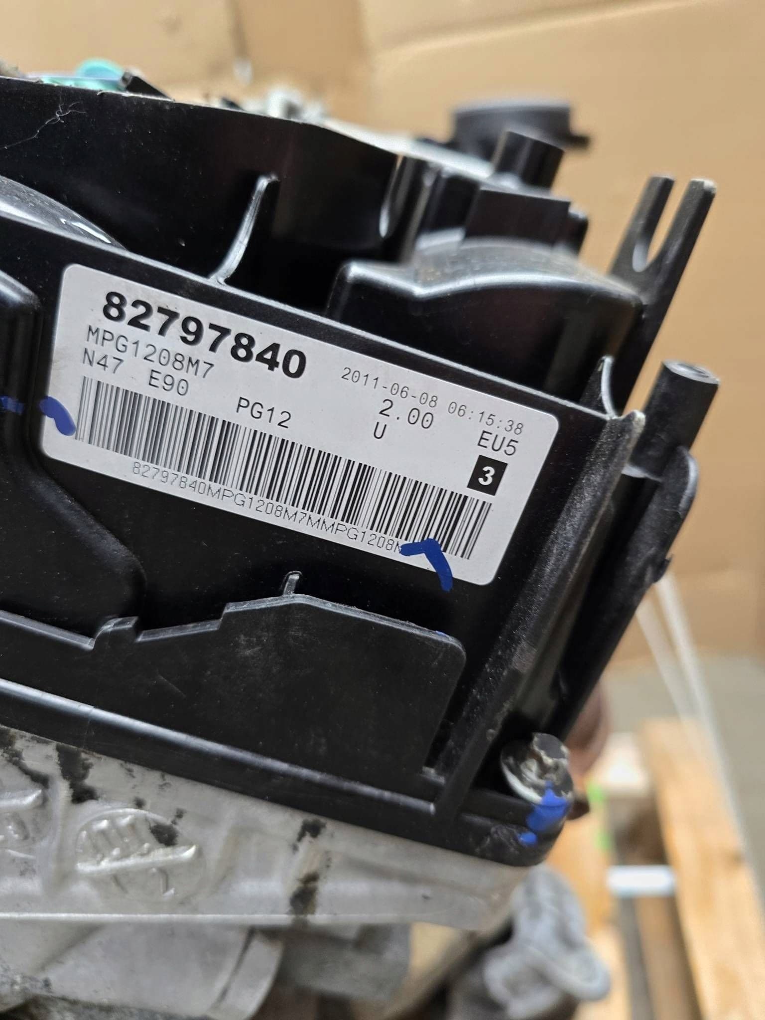 Complete Engine 2.0 D N47D20C 143KM BMW E60 F10 F11 NR 238N usado 6