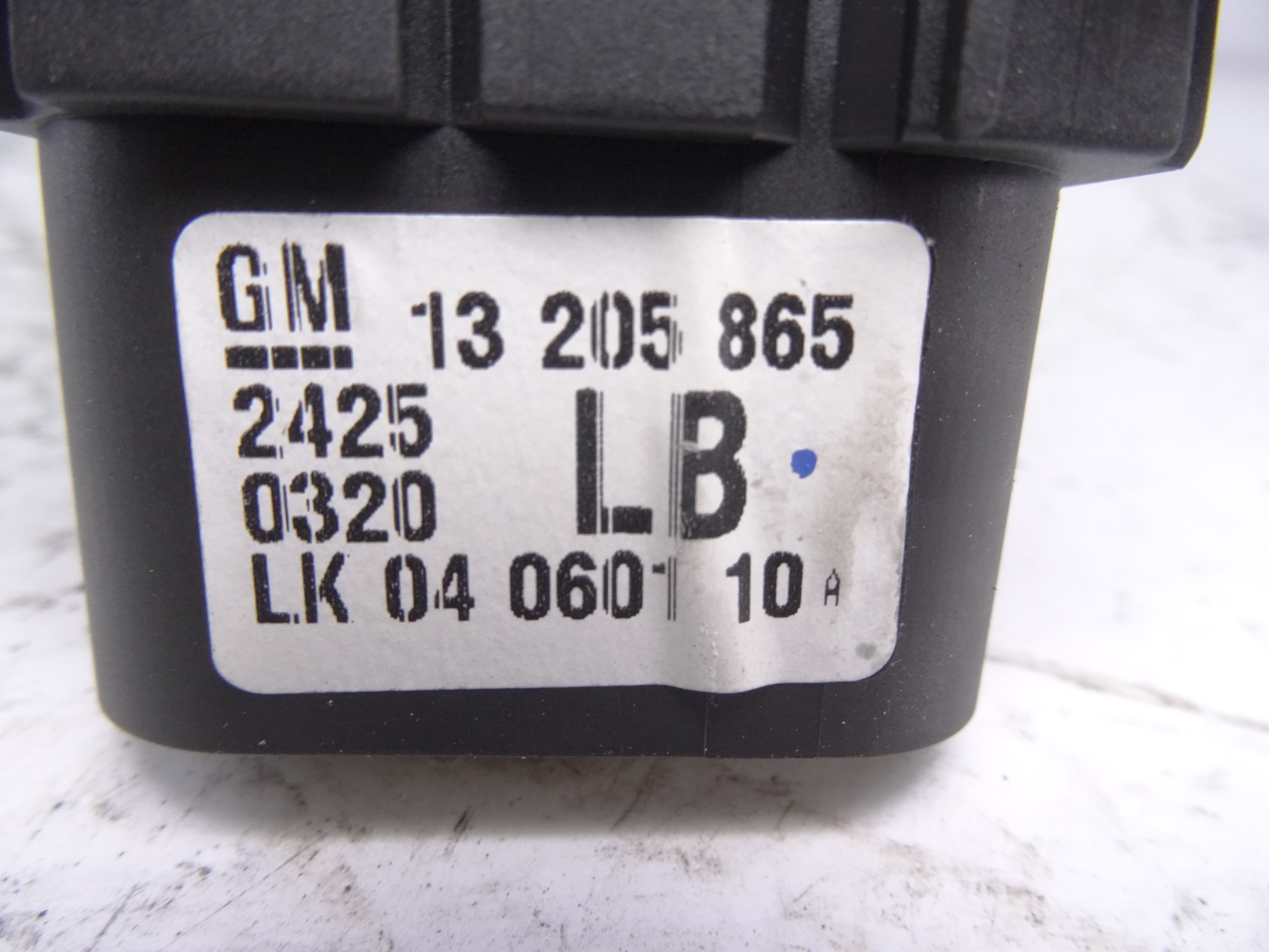 Mando luces, Opel Zafira B Cosmo 2005, 13205865 usado 2
