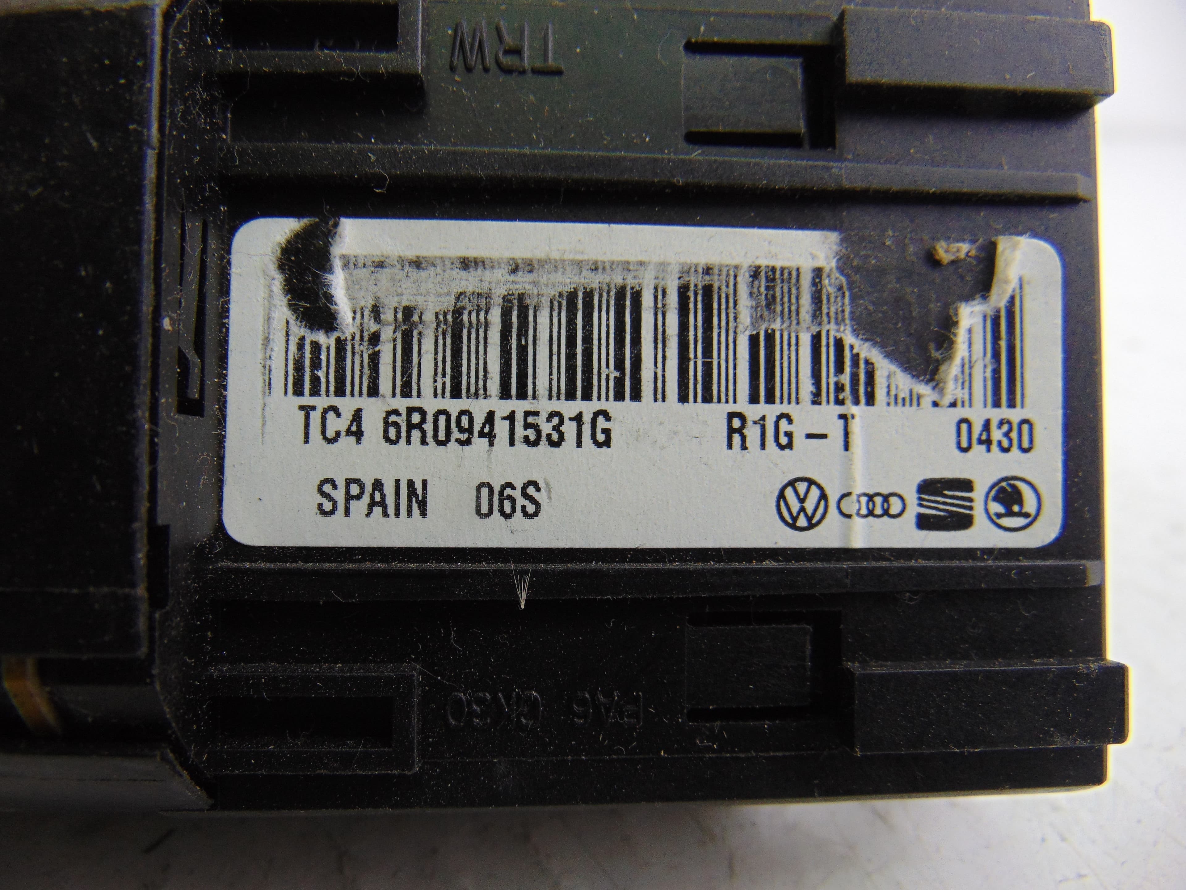 Mando luces, Volkswagen Polo V (6R1) GTI 2011, 6R0941531G usado 2