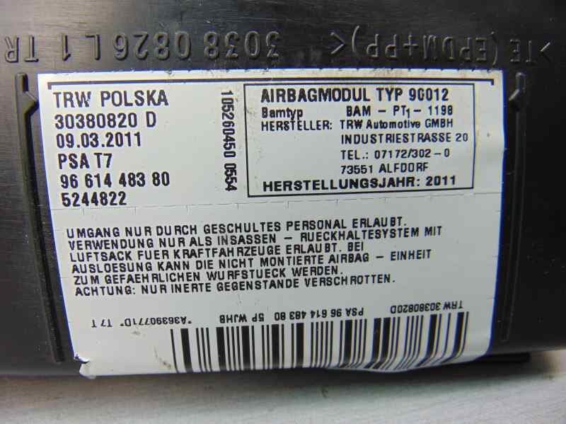 Airbag lateral izquierdo, 9661448380 usado 3