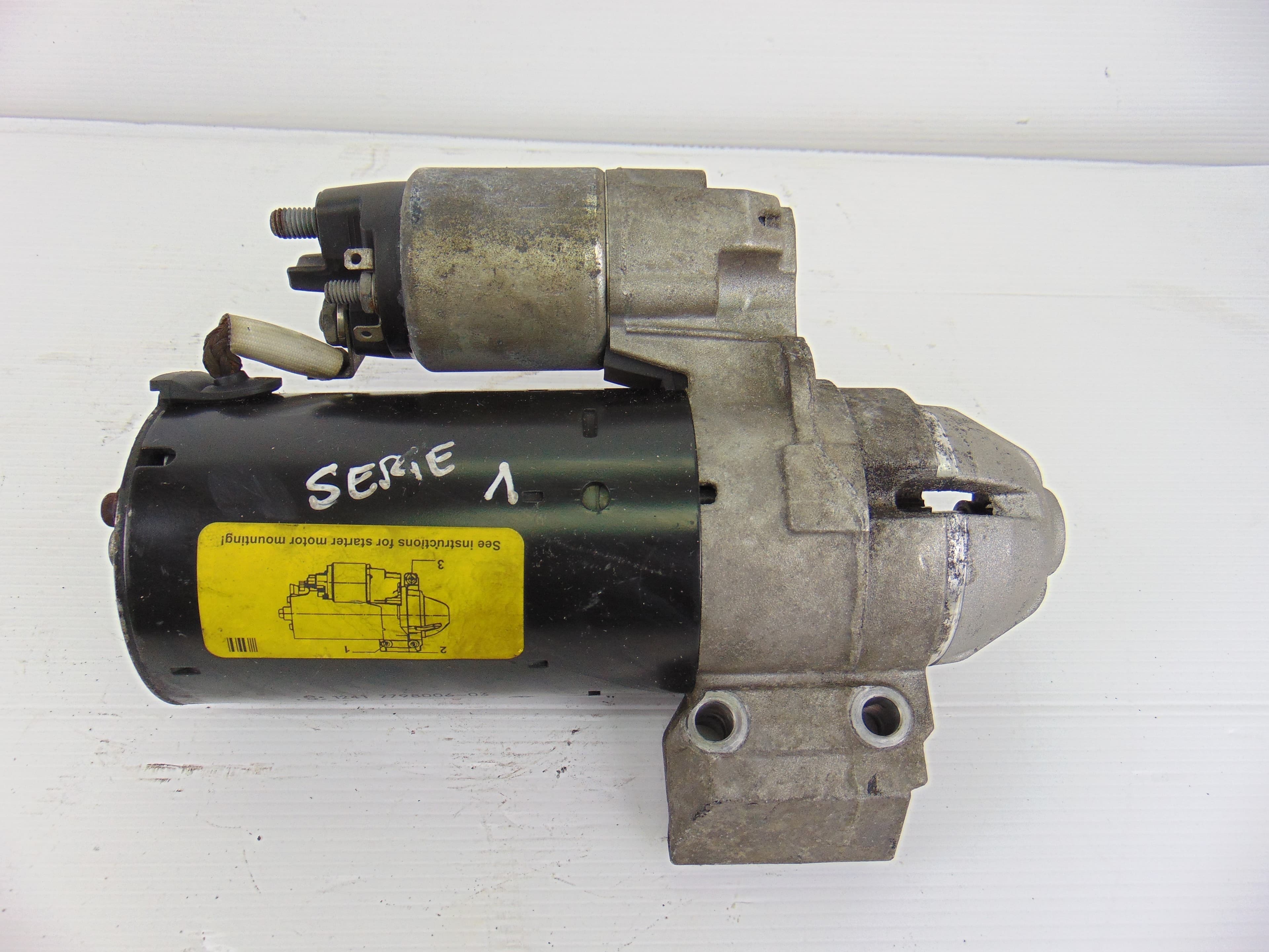 Motor arranque, BMW Serie 1 Berlina (E81/E87) 123d 2009, 7798006 usado