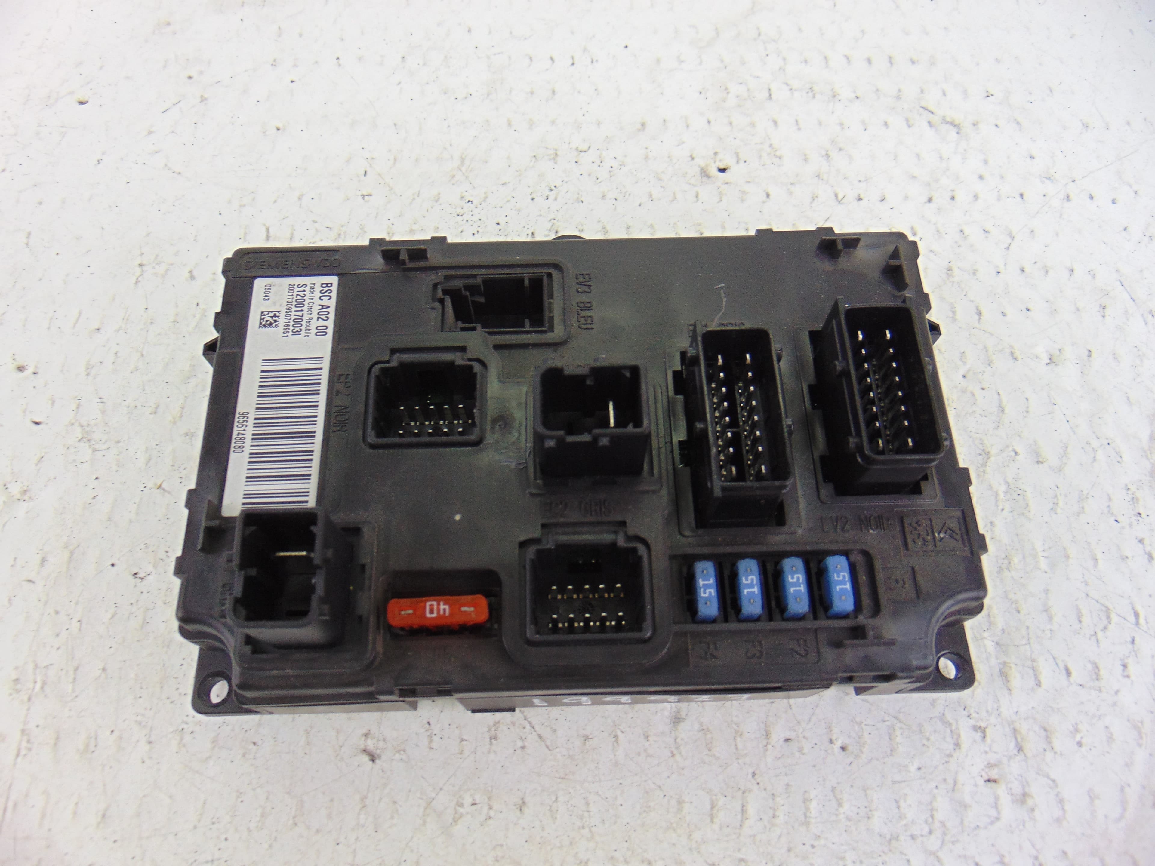 Caja reles / fusibles, Peugeot 407 ST Sport 2005, 9656148080 usado