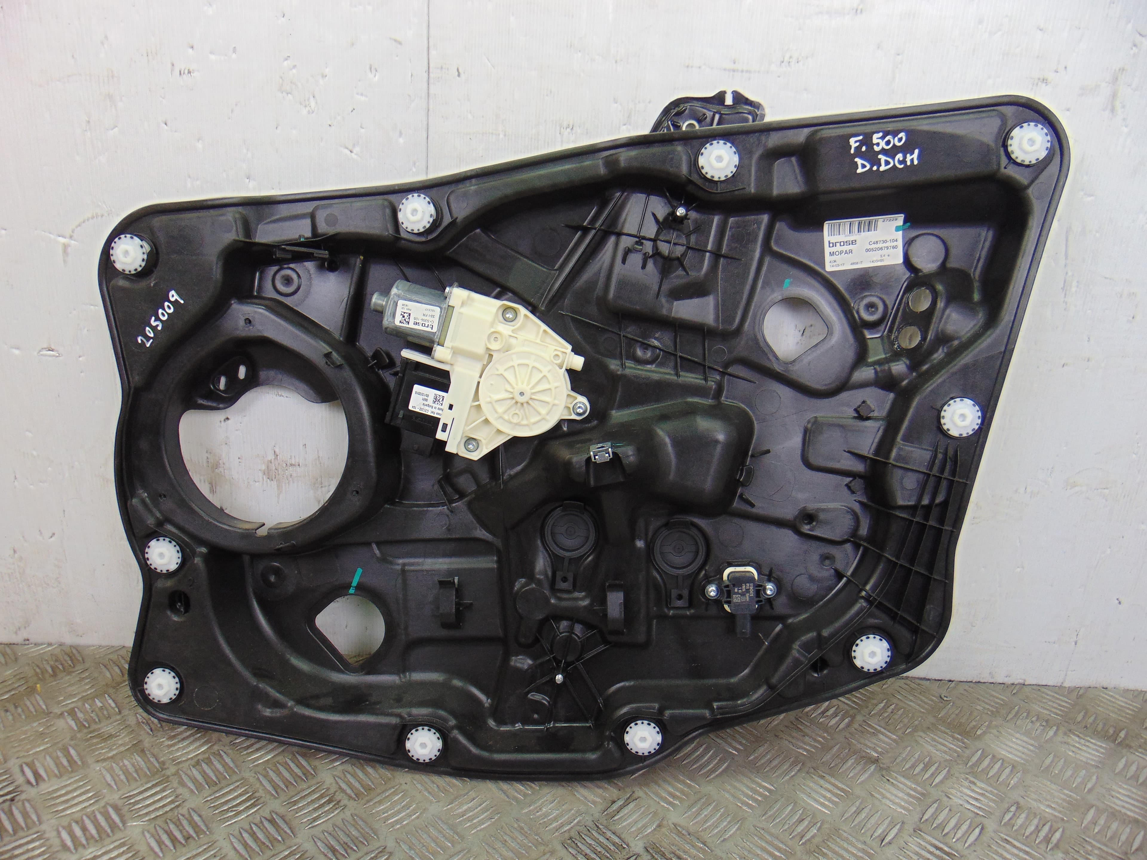 Elevalunas delantero derecho, Fiat 500X (334) Mirror 2017 usado