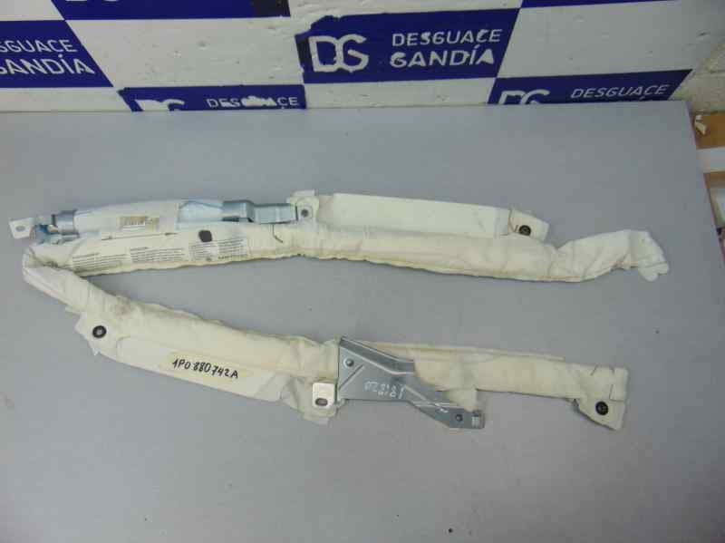 Airbag cortina delantero derecho, 1P0880742A usado