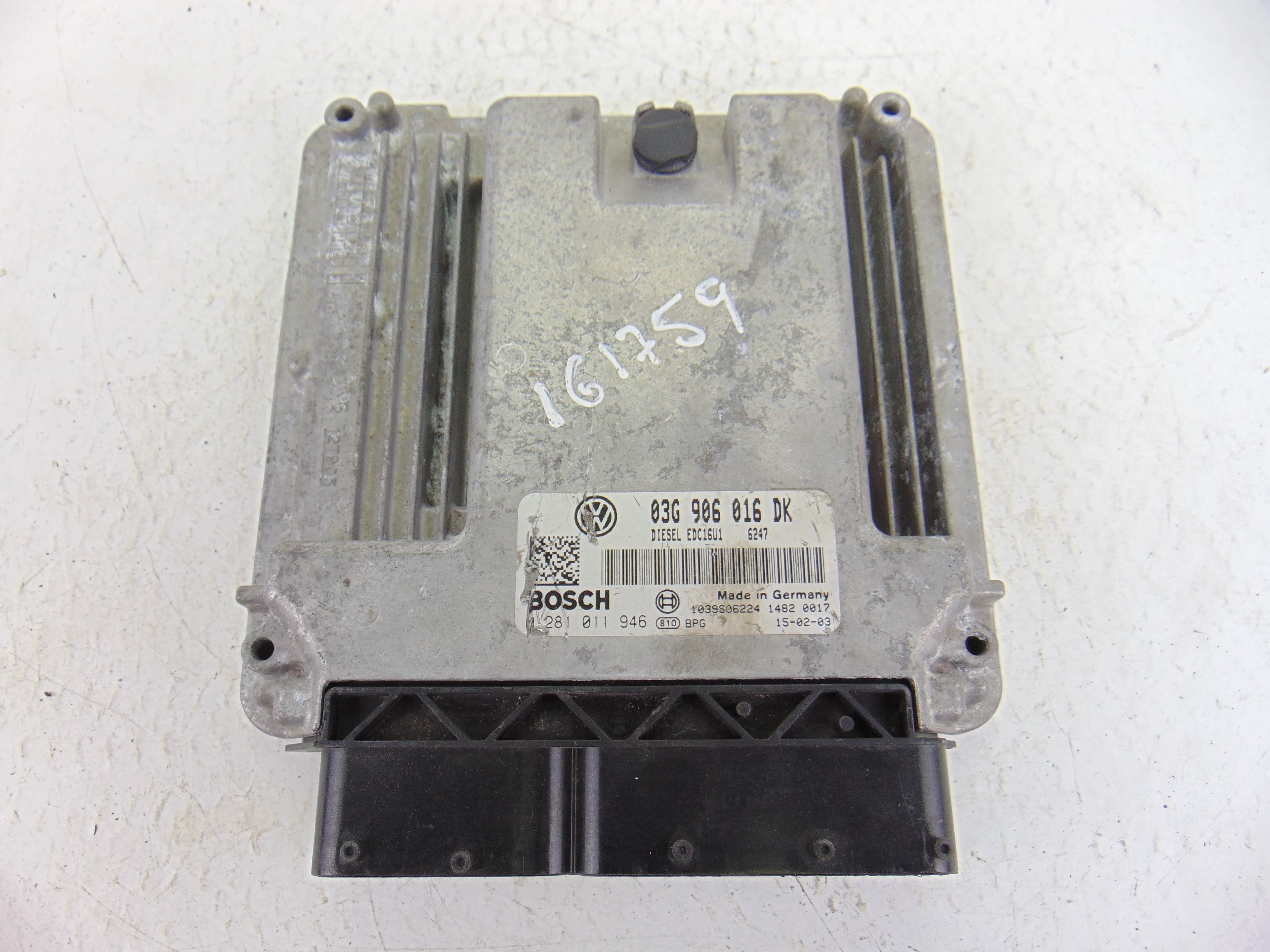 Centralita motor uce, 03G906016DK usado