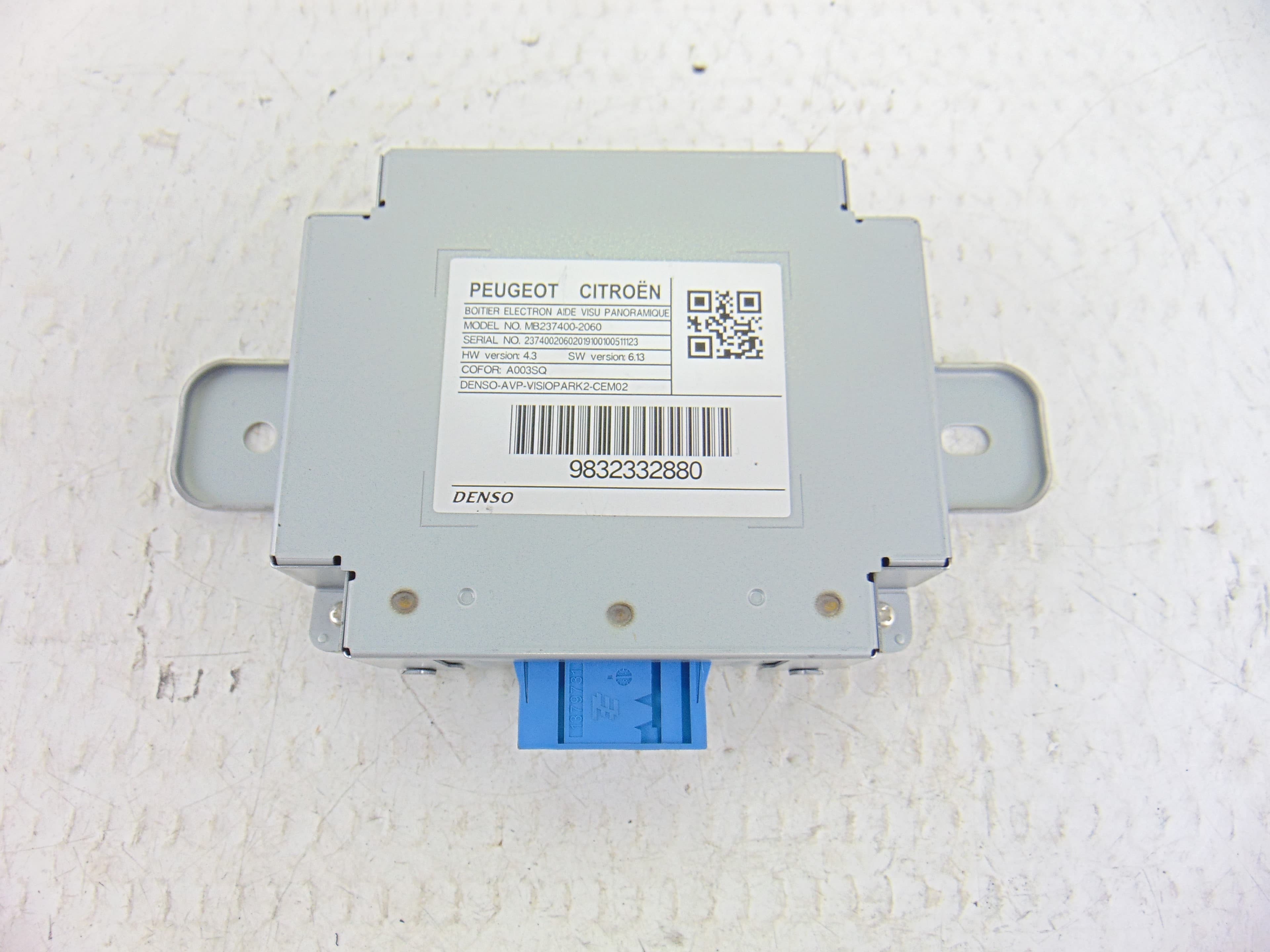Módulo electrónico, Peugeot 508 GT Line 2018, 9832332880 nuevo