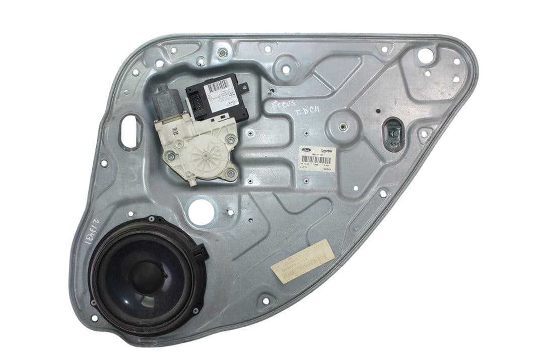 Elevalunas trasero derecho, Ford Focus Berlina (Cap) Trend 2005 usado