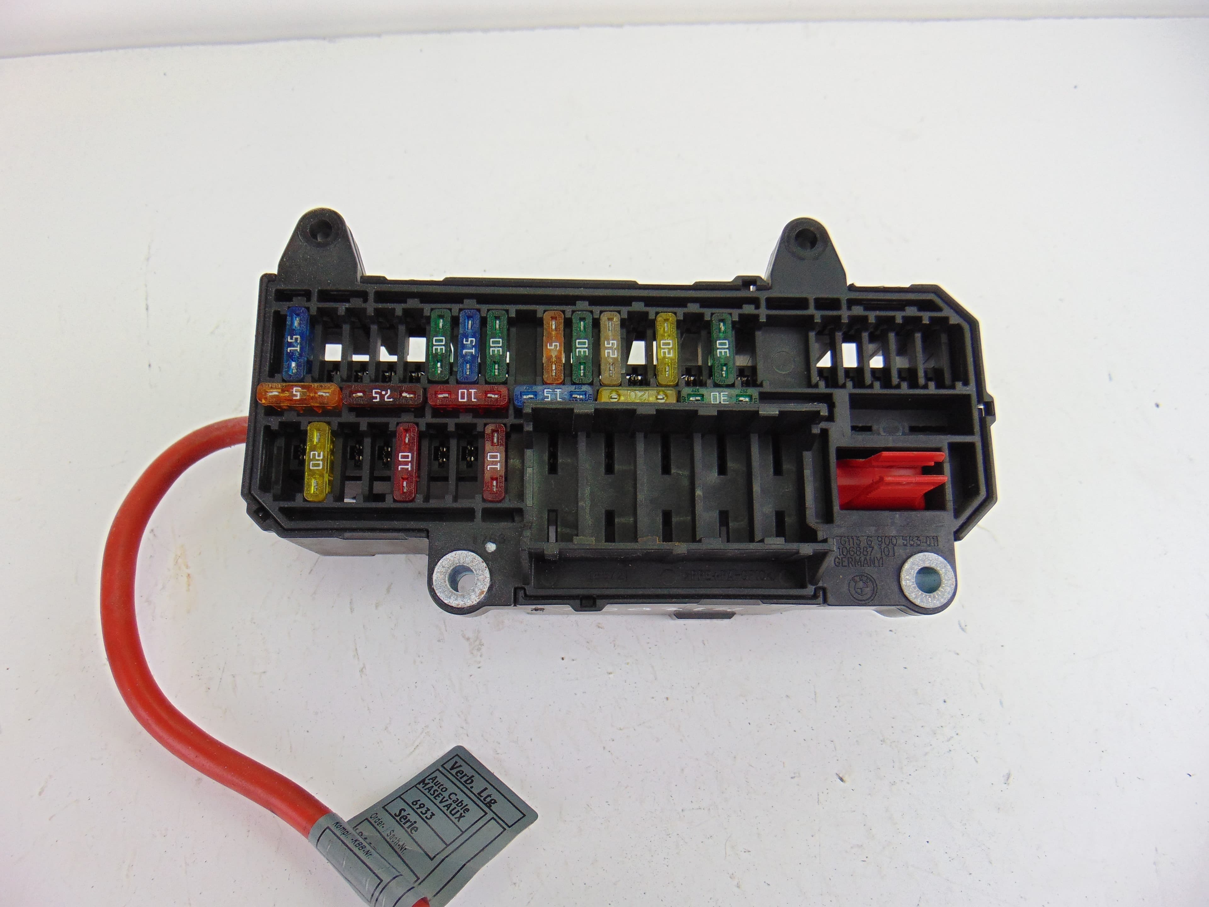 Caja reles / fusibles, BMW Serie 7 (E65/E66) 740d 2007, 6900583 usado