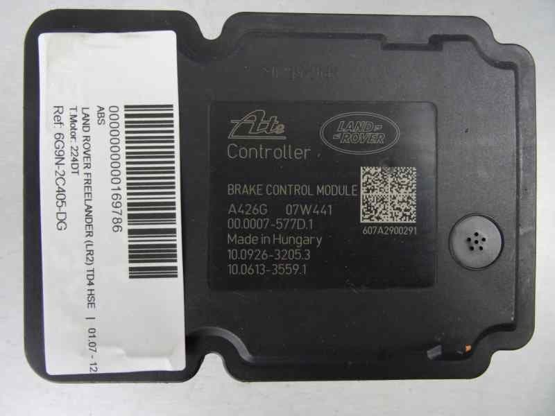 ABS, Land Rover Freelander (LR2) TD4 Hse 2007, 6G9N-2C405-DG usado