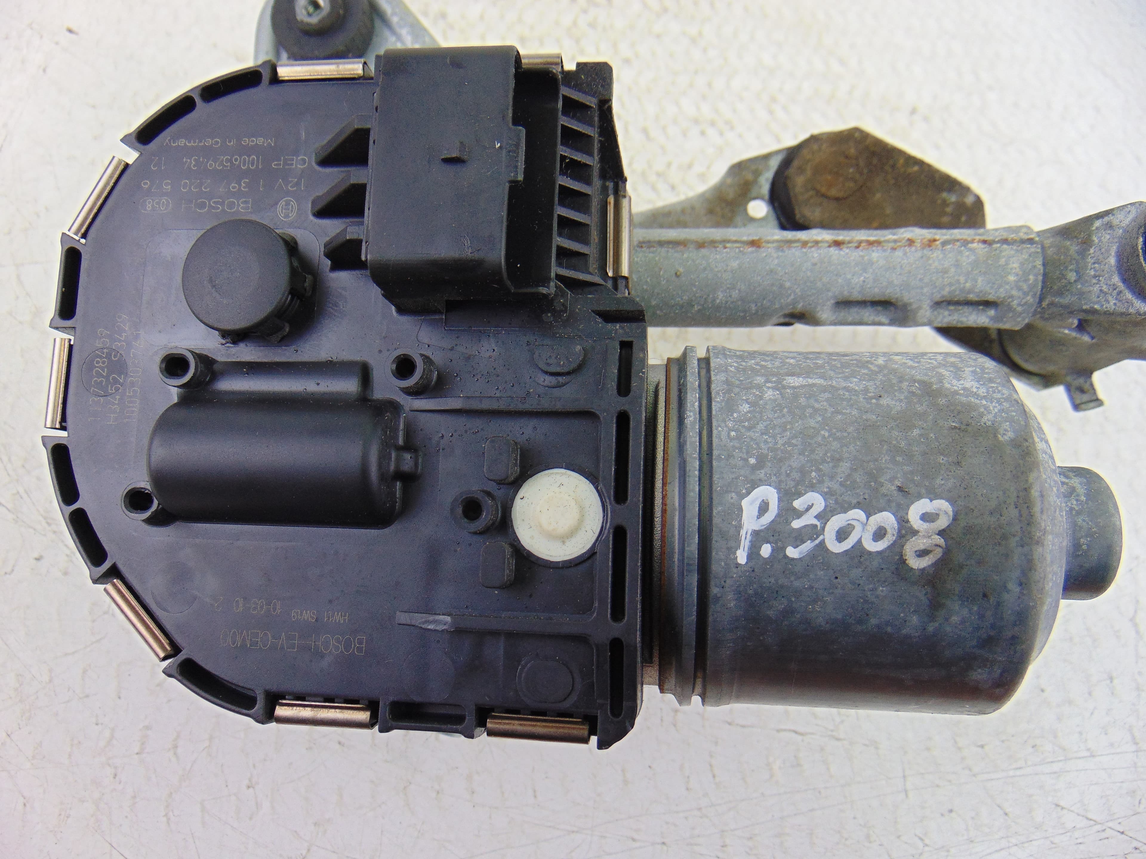 Motor limpia delantero, Peugeot 3008 Confort 2009, 9671062180 usado 2