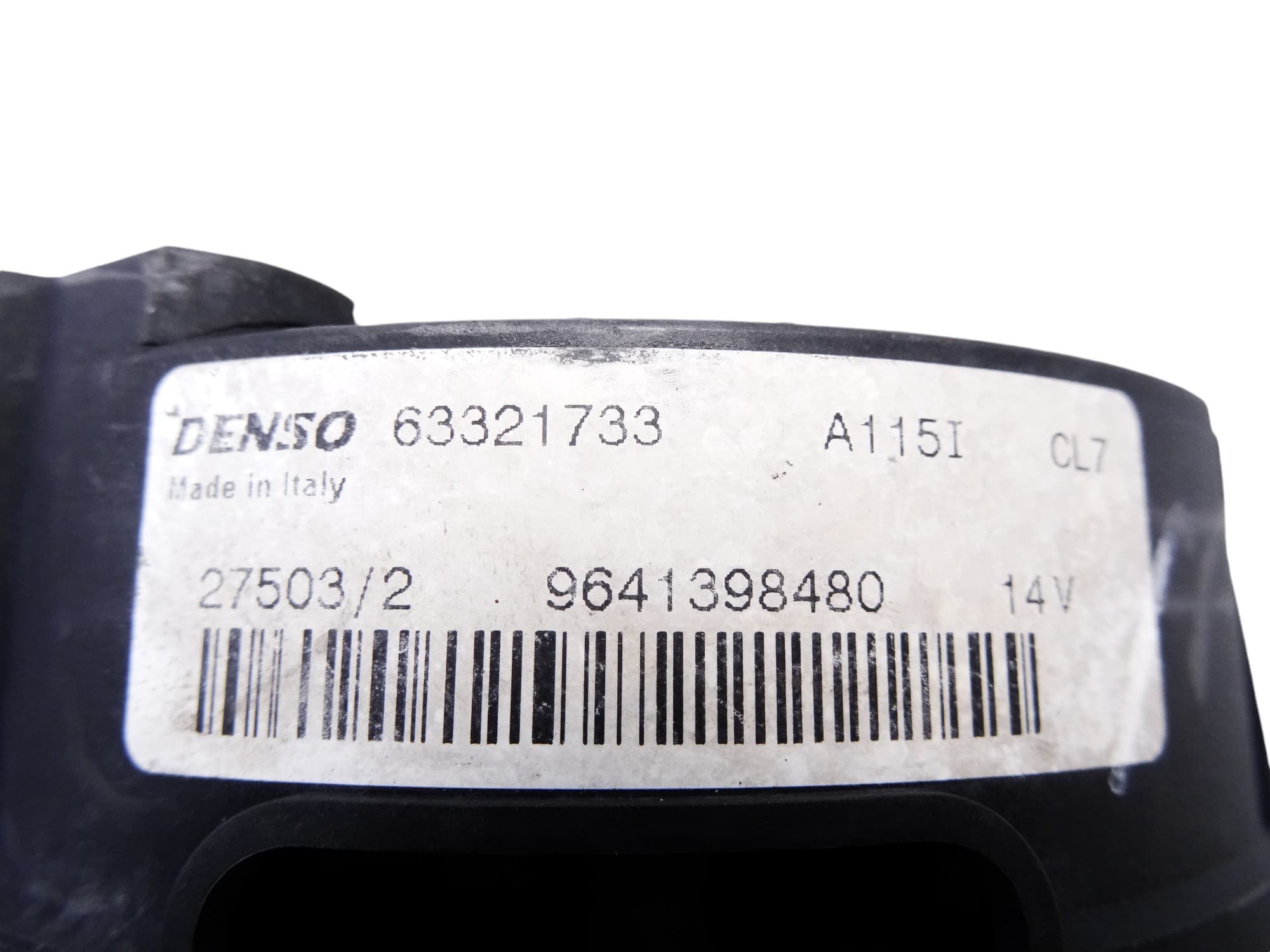 Alternador, Peugeot 206 Xs 2004, 9641398480 usado 2