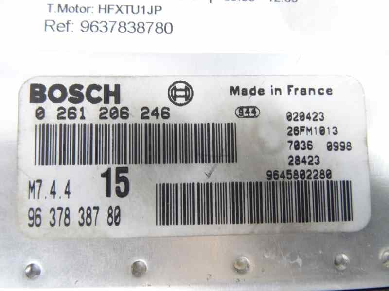 Centralita motor uce, Citroen Saxo 1.1 Furio 2002, 9637838780 usado 2