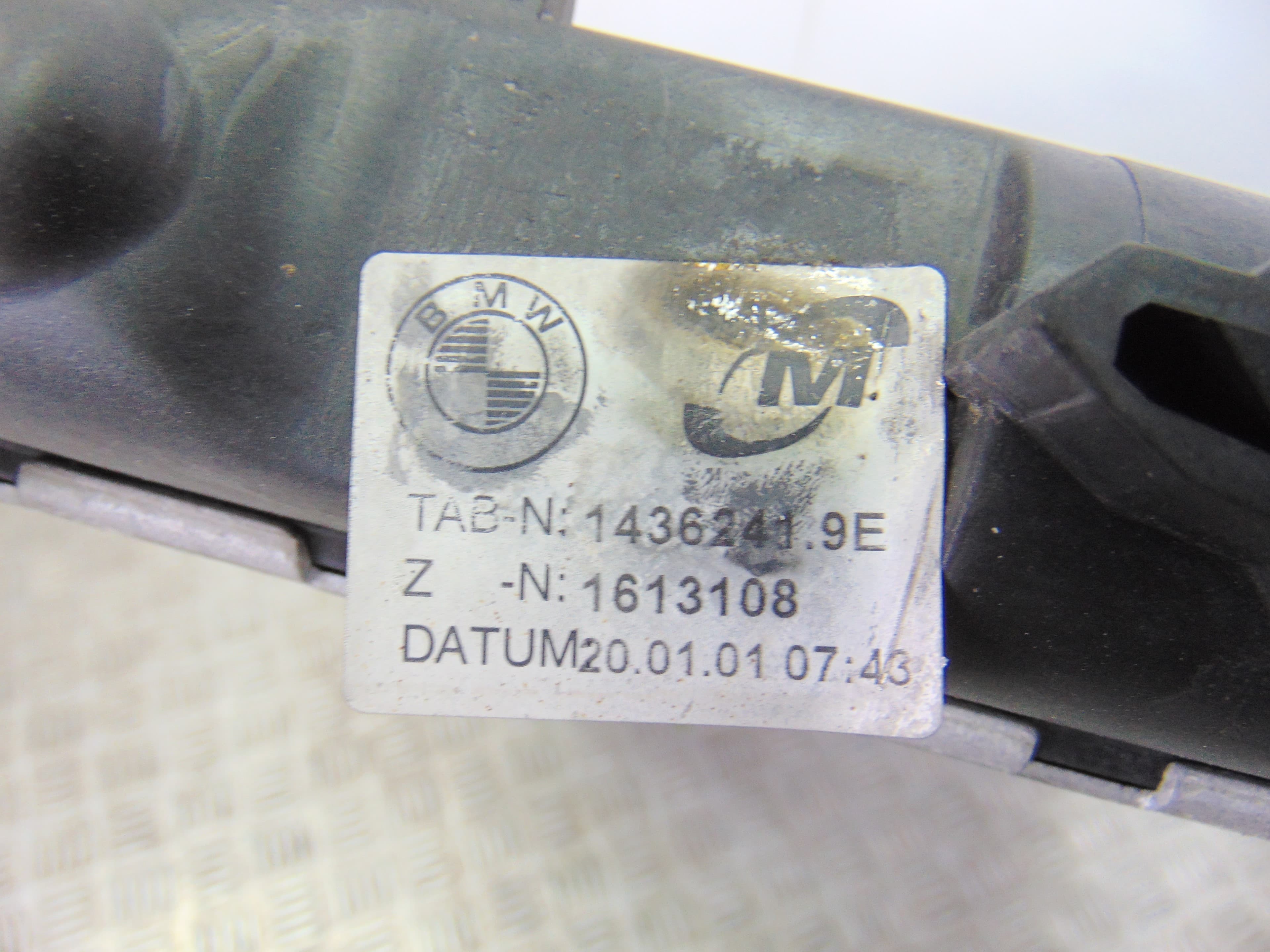 Radiador agua, BMW Serie 3 Berlina (E46) 320d 2001, 1436241 usado 2