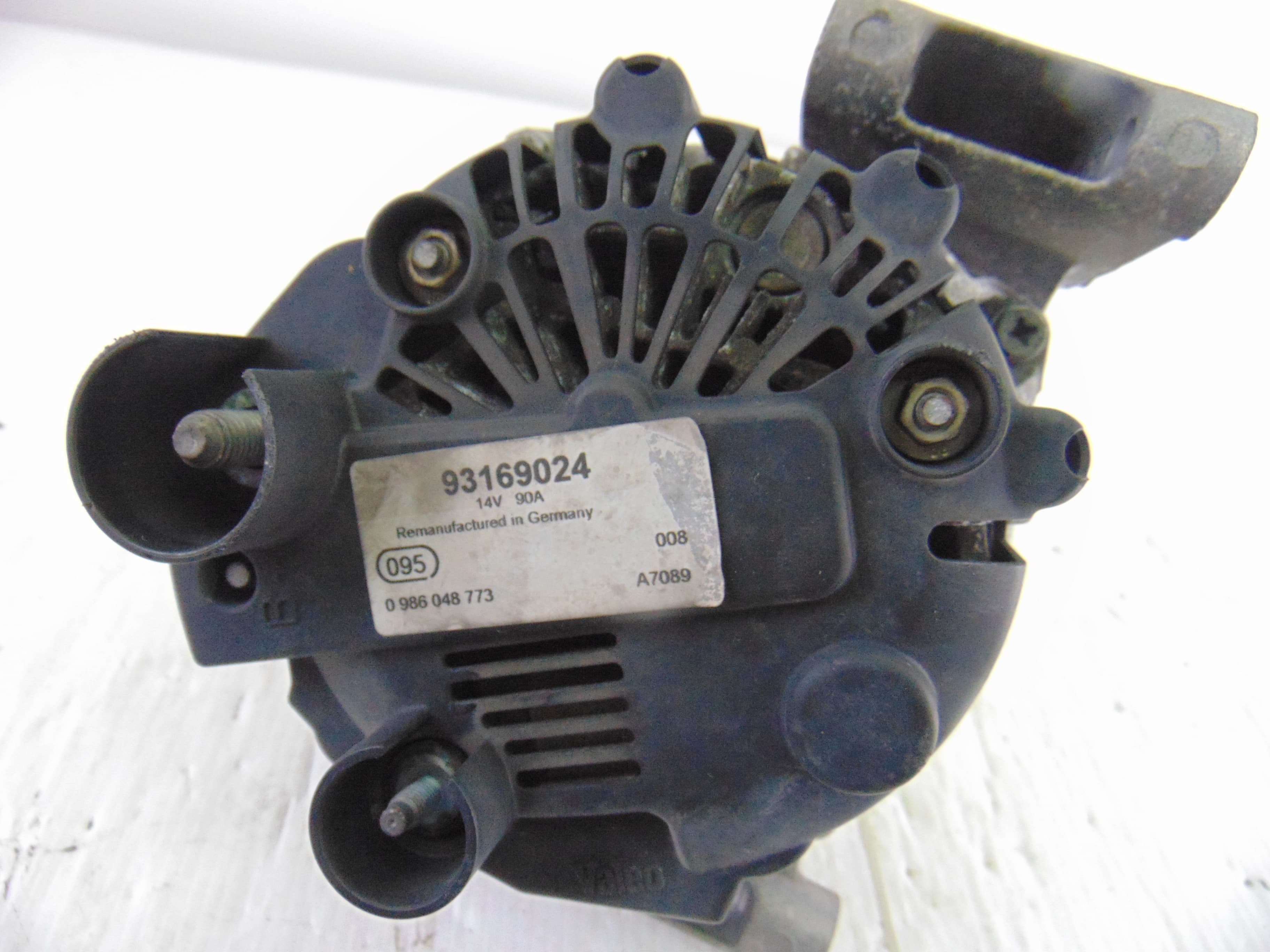 Alternador, Opel Meriva Cosmo 2006, 93169024 usado 2