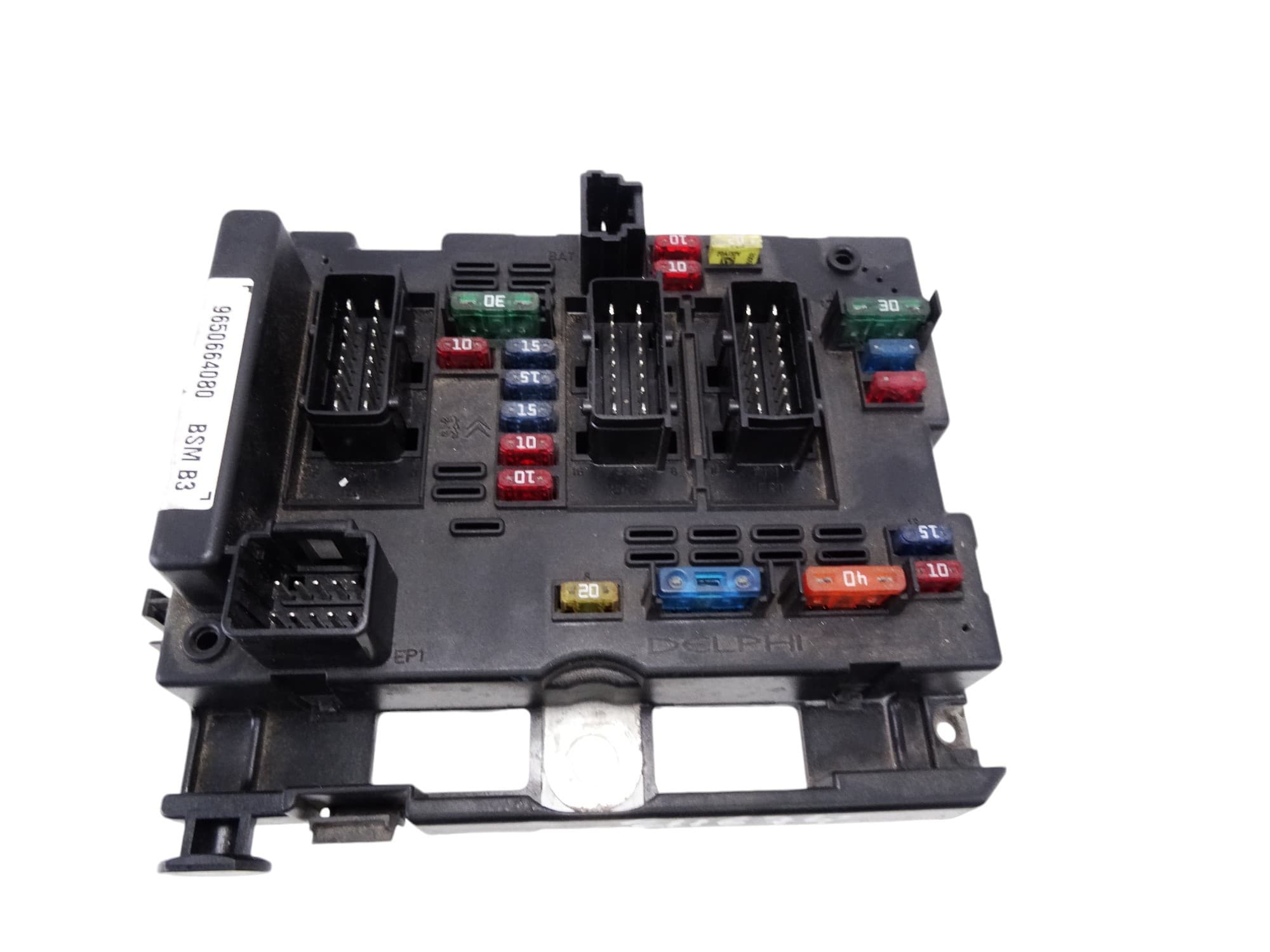 Caja reles / fusibles, Peugeot 206 Xs 2004, 9650664080 usado 2