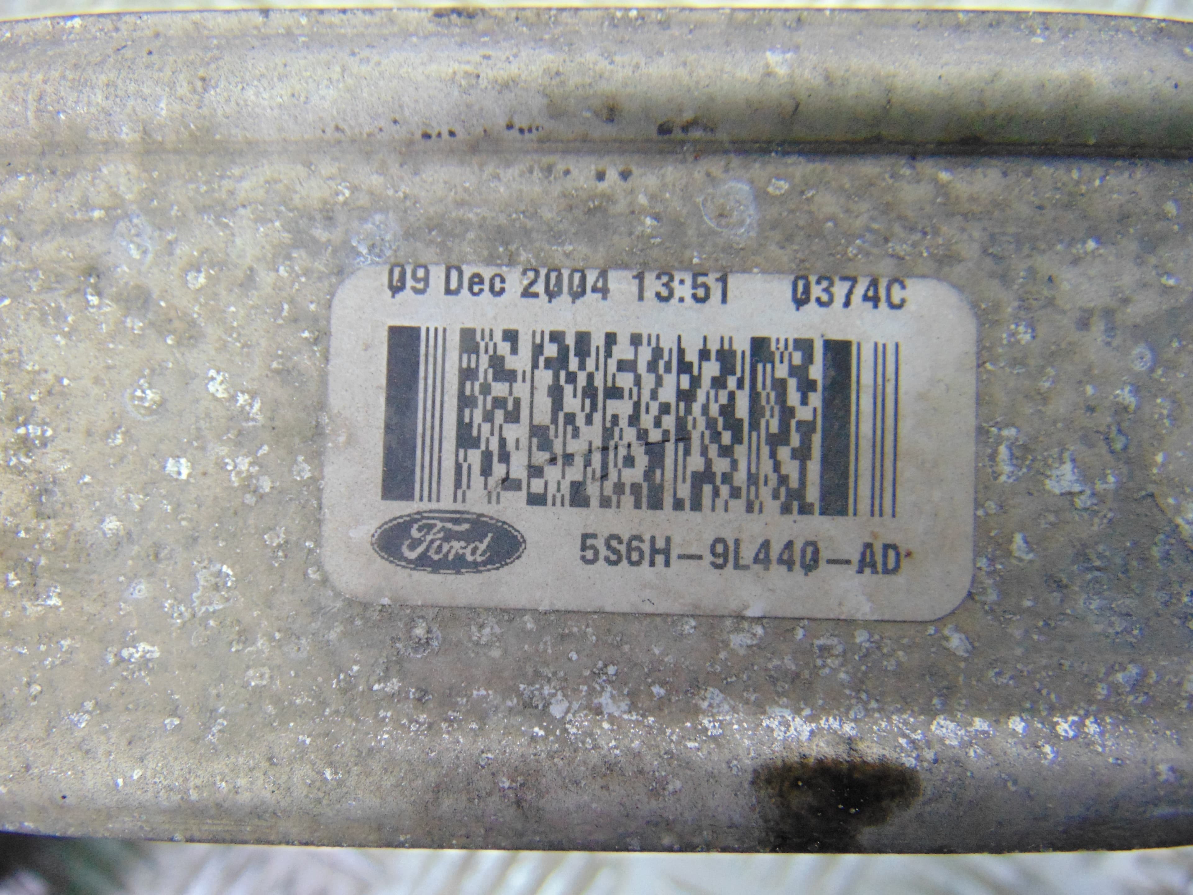 Intercooler, Ford Fiesta (Cbk) Ambiente 2005, 5S6H9L440AD usado 2