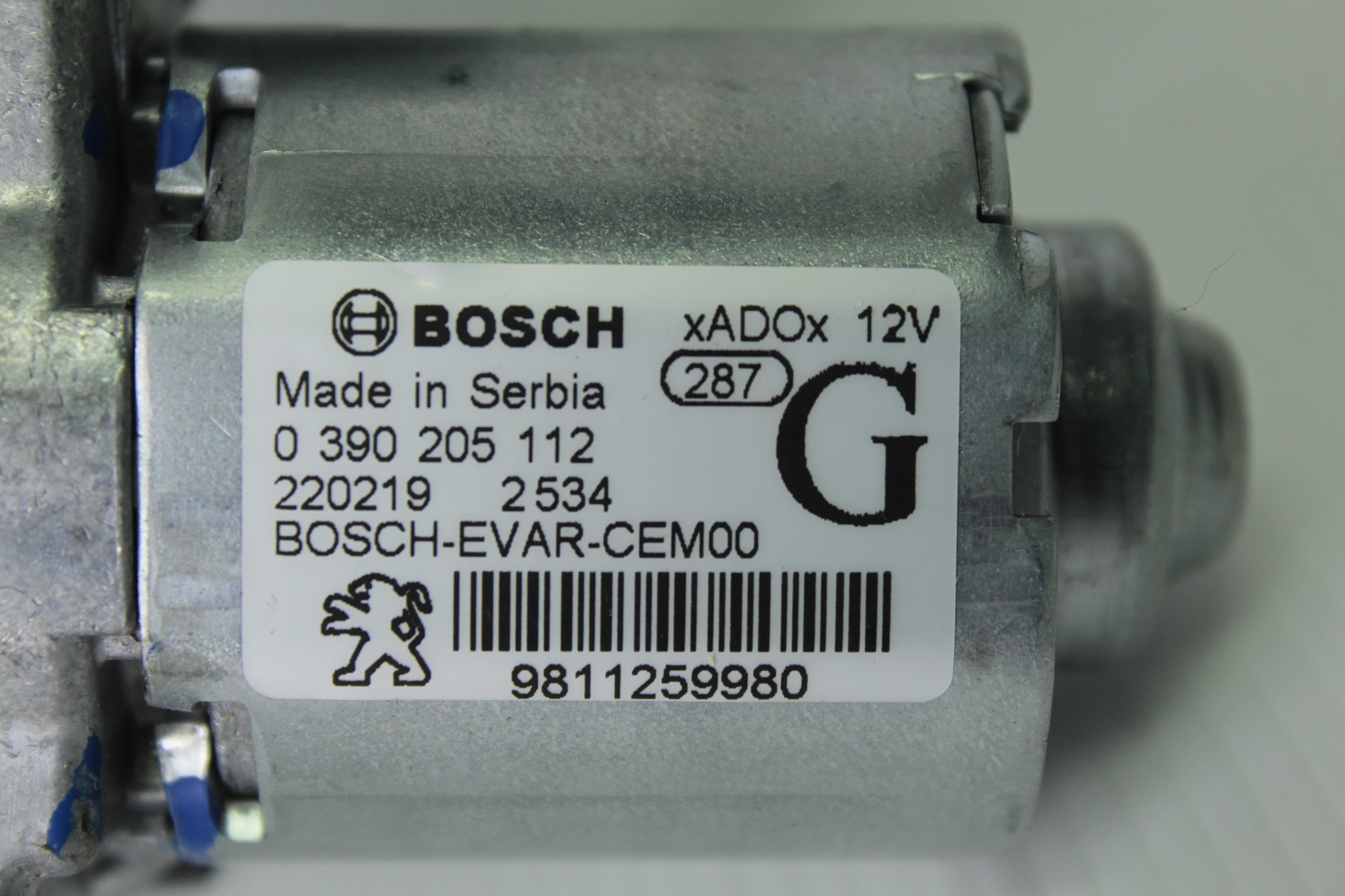 Motor limpia trasero, Peugeot 5008 Active 2017, 9811259980 nuevo 2