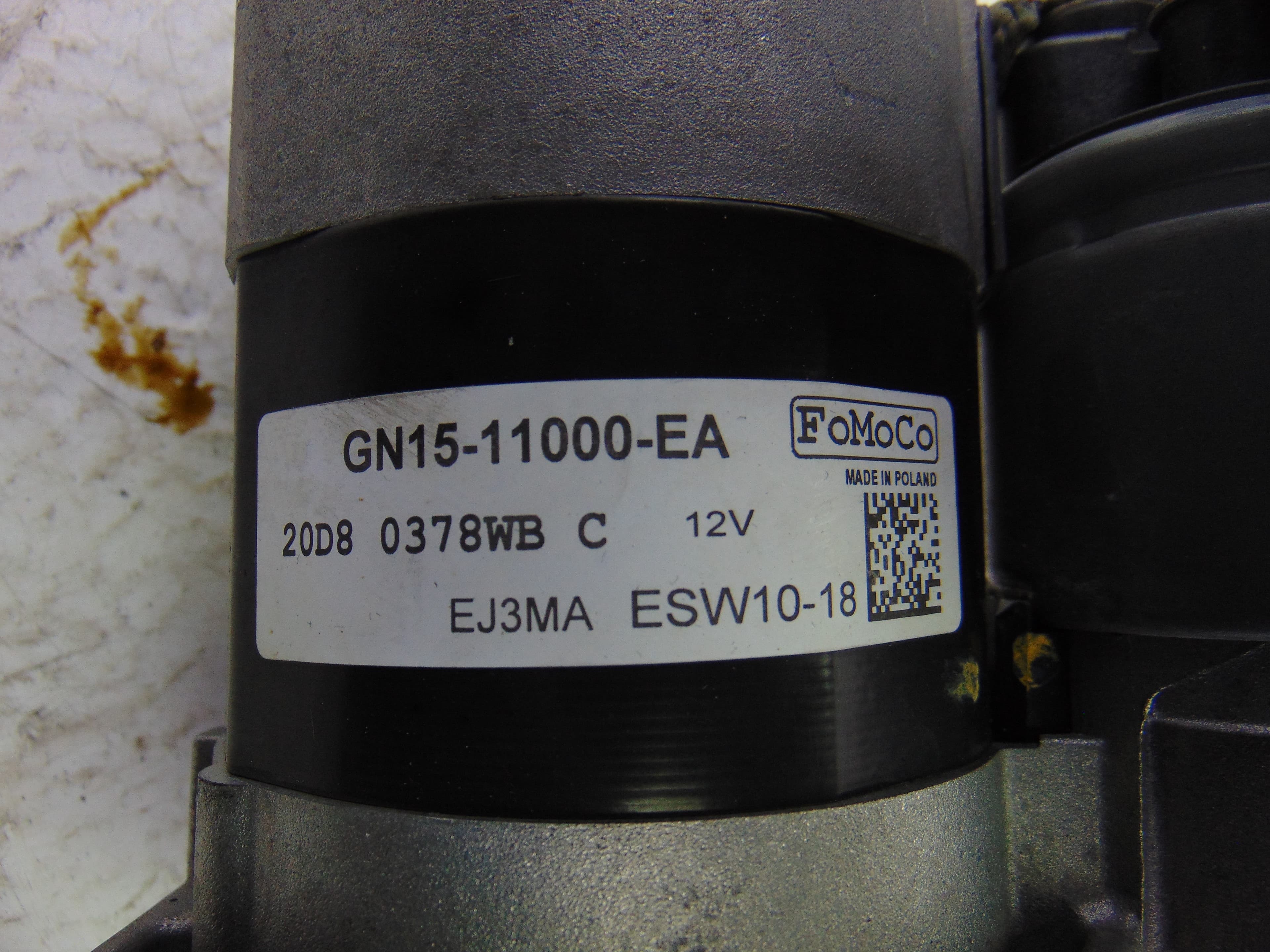 Motor arranque, Ford Ecosport (CR6) Trend 2018, GN15-11000-EA usado 2