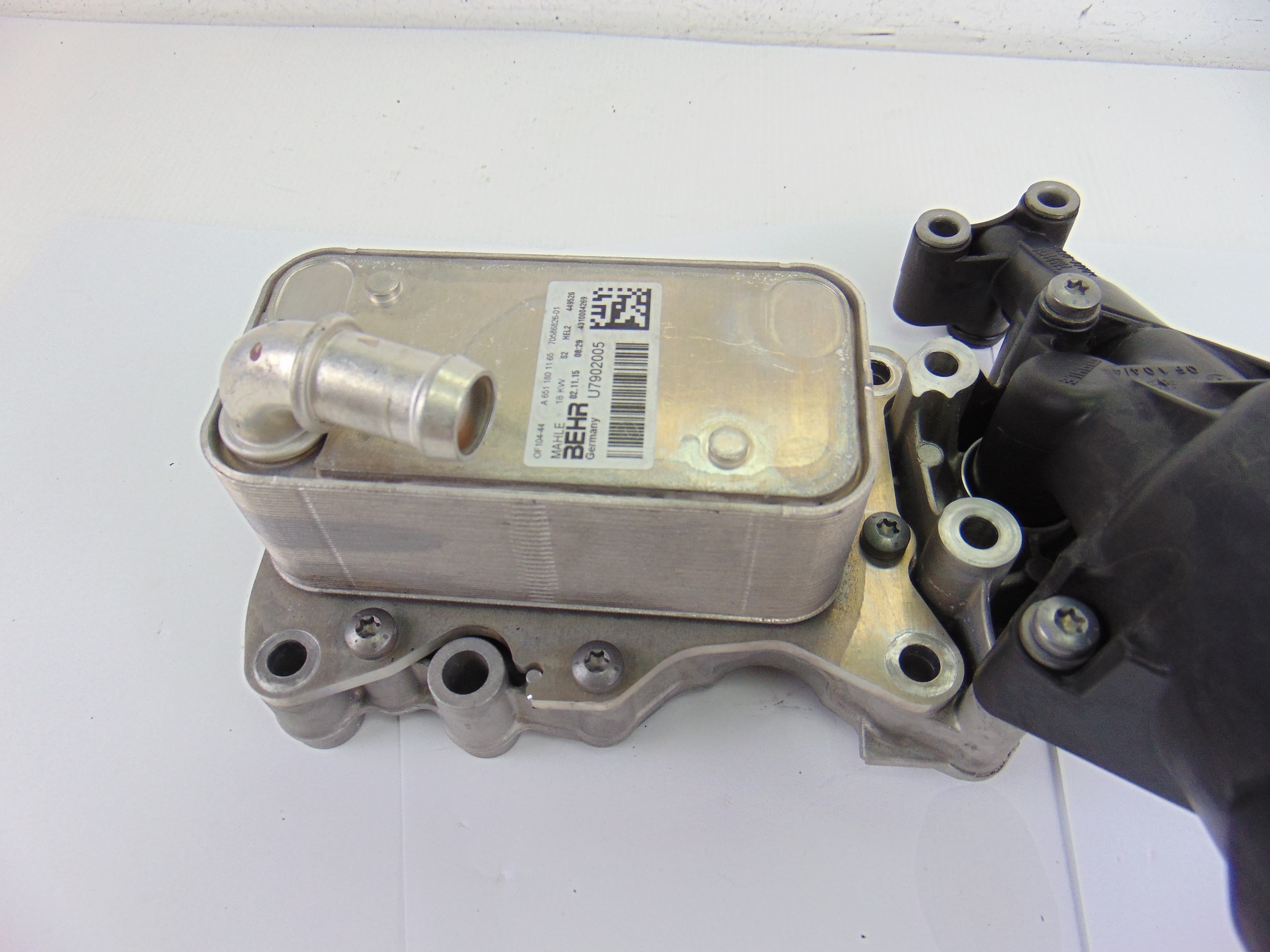 Enfriador aceite motor, A6511801165 usado 2