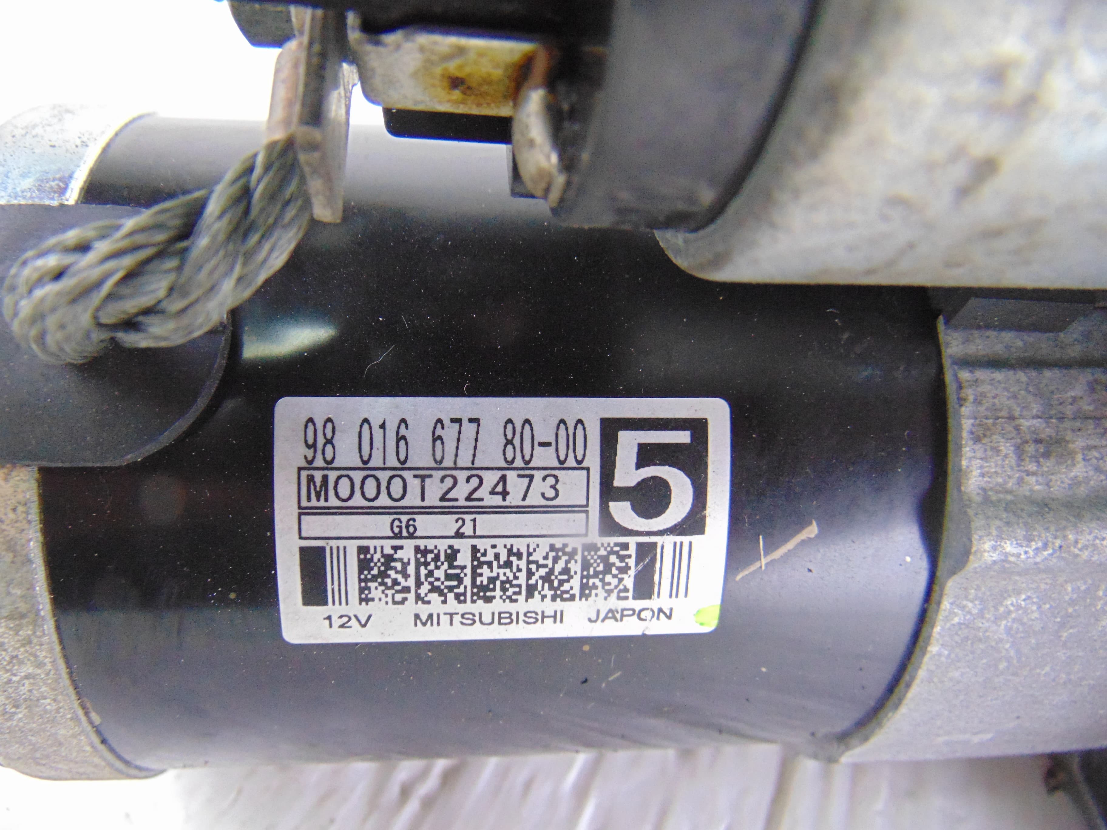 Motor arranque, Peugeot 508 Sw Active 2017, 9801667780 usado 2