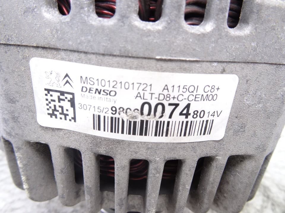 Alternador, Citroen C3 Live Edition 2016, 9806007480 usado 2