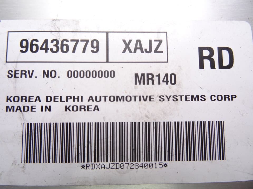 Centralita motor uce, Chevrolet Aveo Berlina Lt 2008, 96436779 usado 2