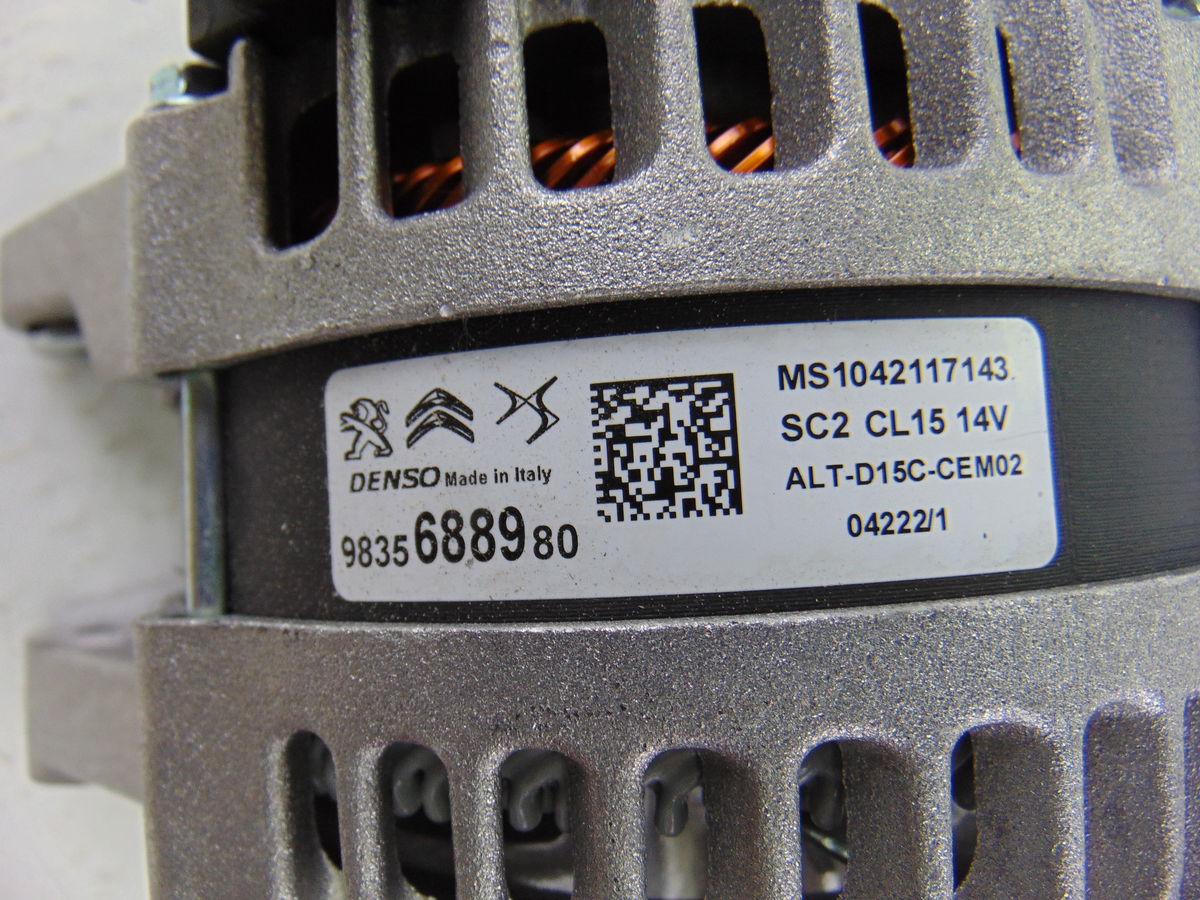 Alternador, Peugeot 5008 Active 2017, 9835688980 nuevo 2