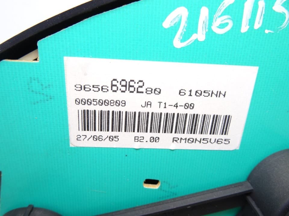 Cuadro instrumentos, Peugeot 206 Xs 2005, 9656696280 usado 2