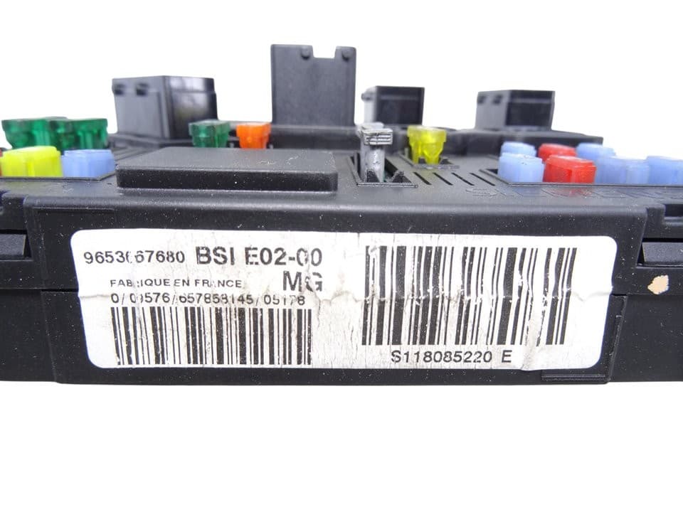 Caja reles / fusibles, Peugeot 206 Xs 2005, 9653667680 usado 2