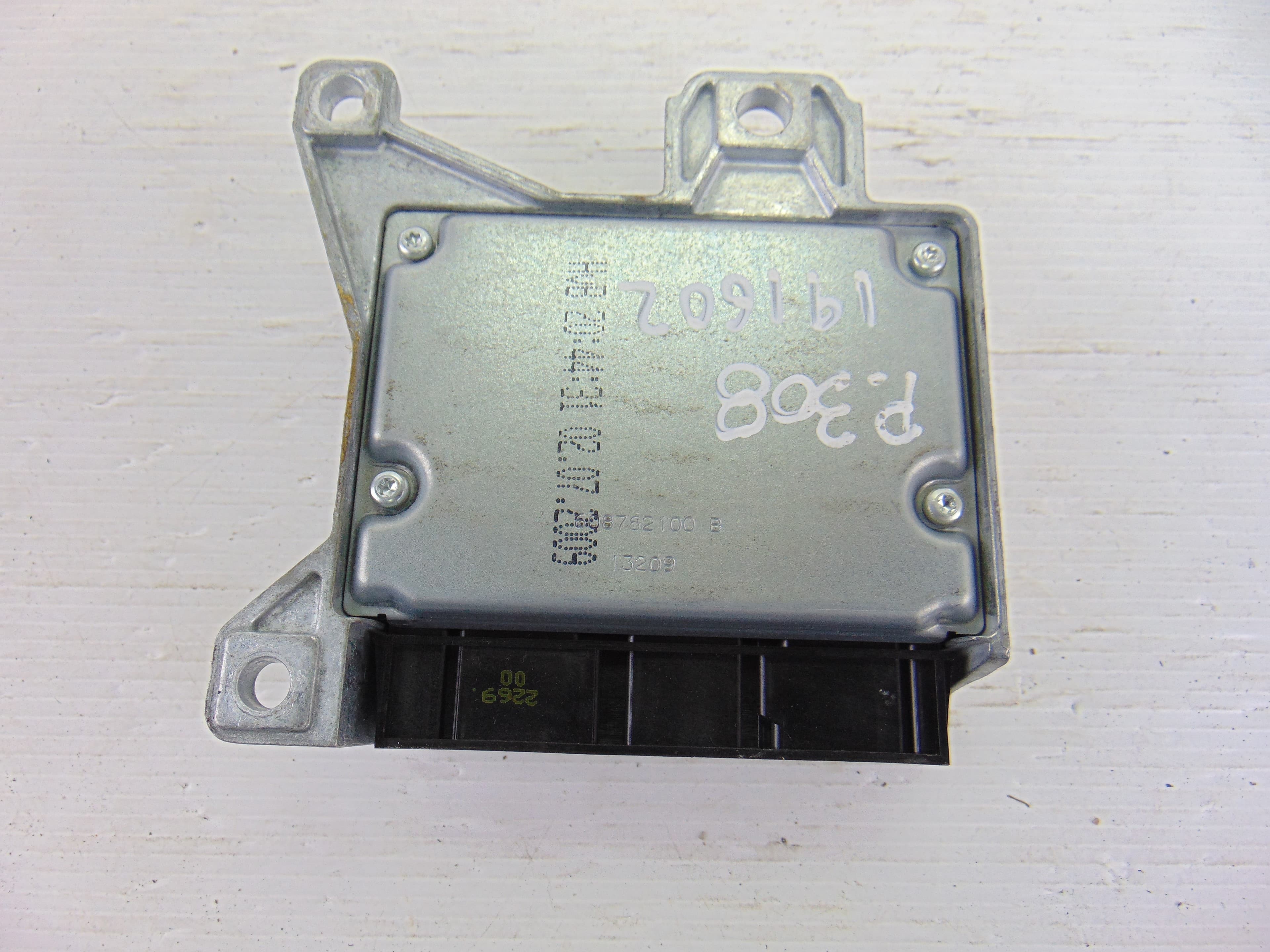 Centralita airbag, Peugeot 308 Premium 2009, 9665100080 usado 2