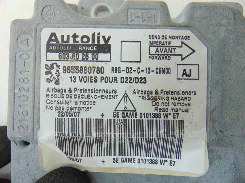 Centralita airbag, Peugeot 407 Sw Premium 2004, 9655880780 usado 2