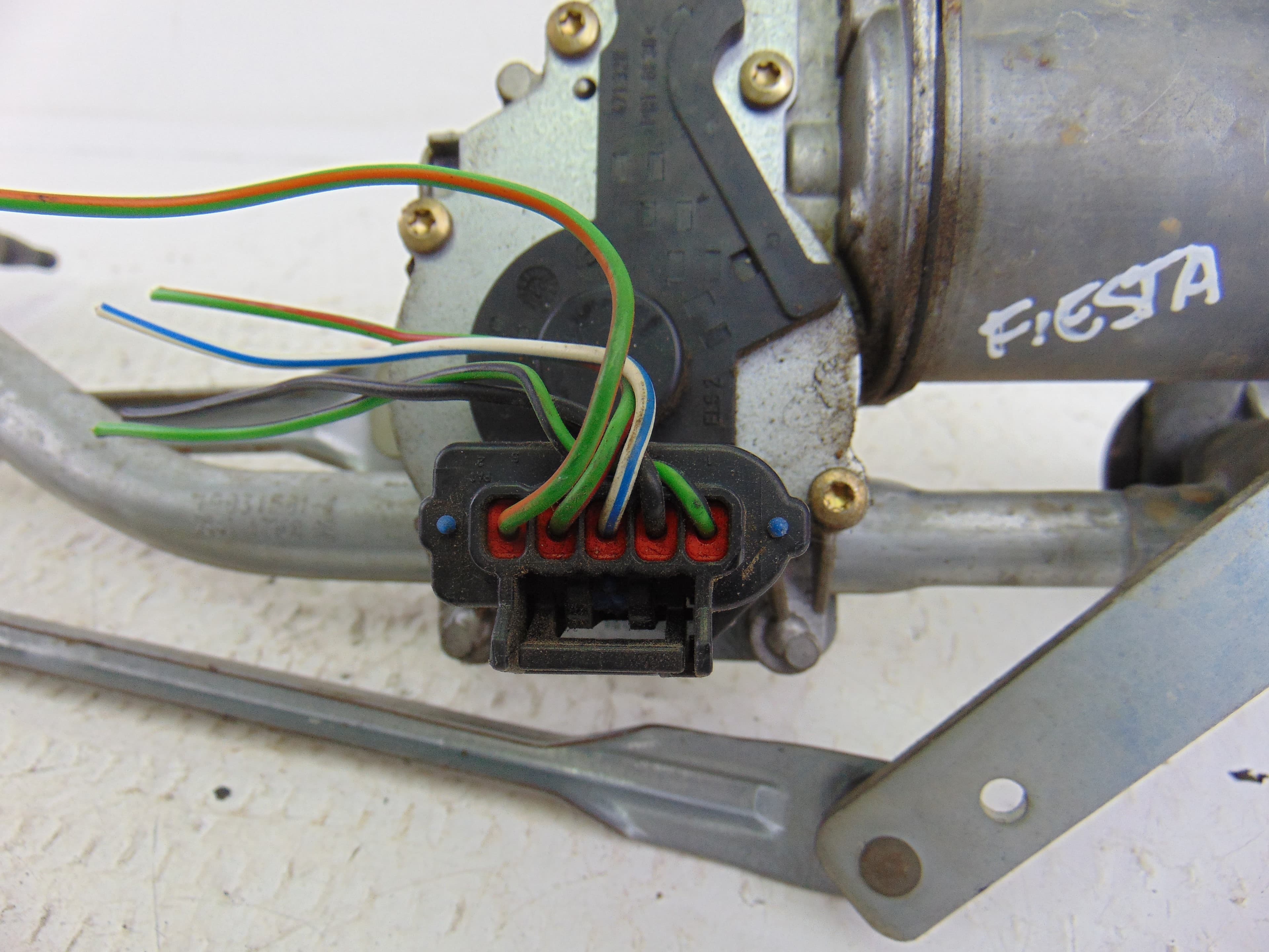 Motor limpia delantero, Ford Fiesta (Cbk) Ambiente 2003 usado 2